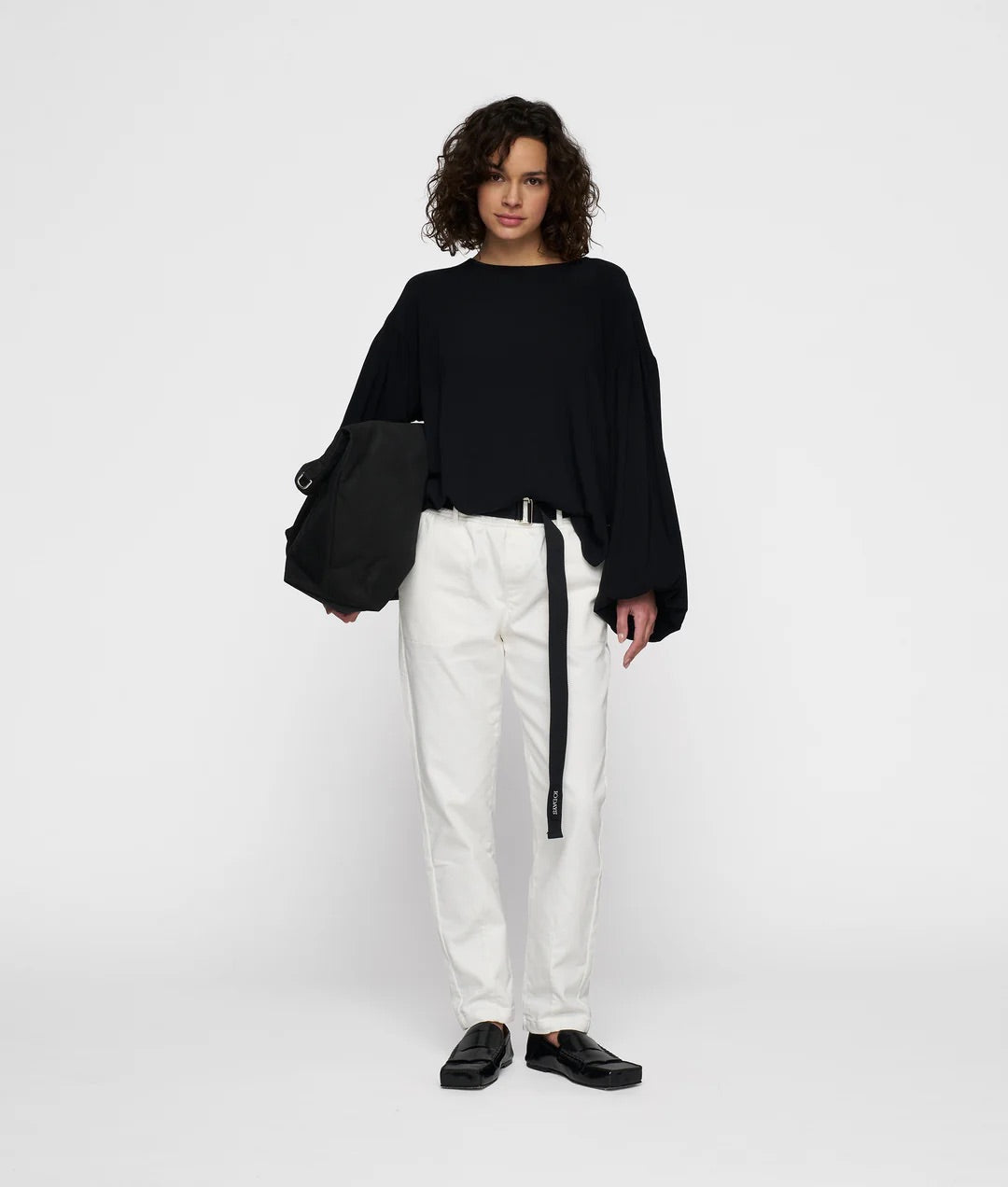 Belted Pants Jog Denim