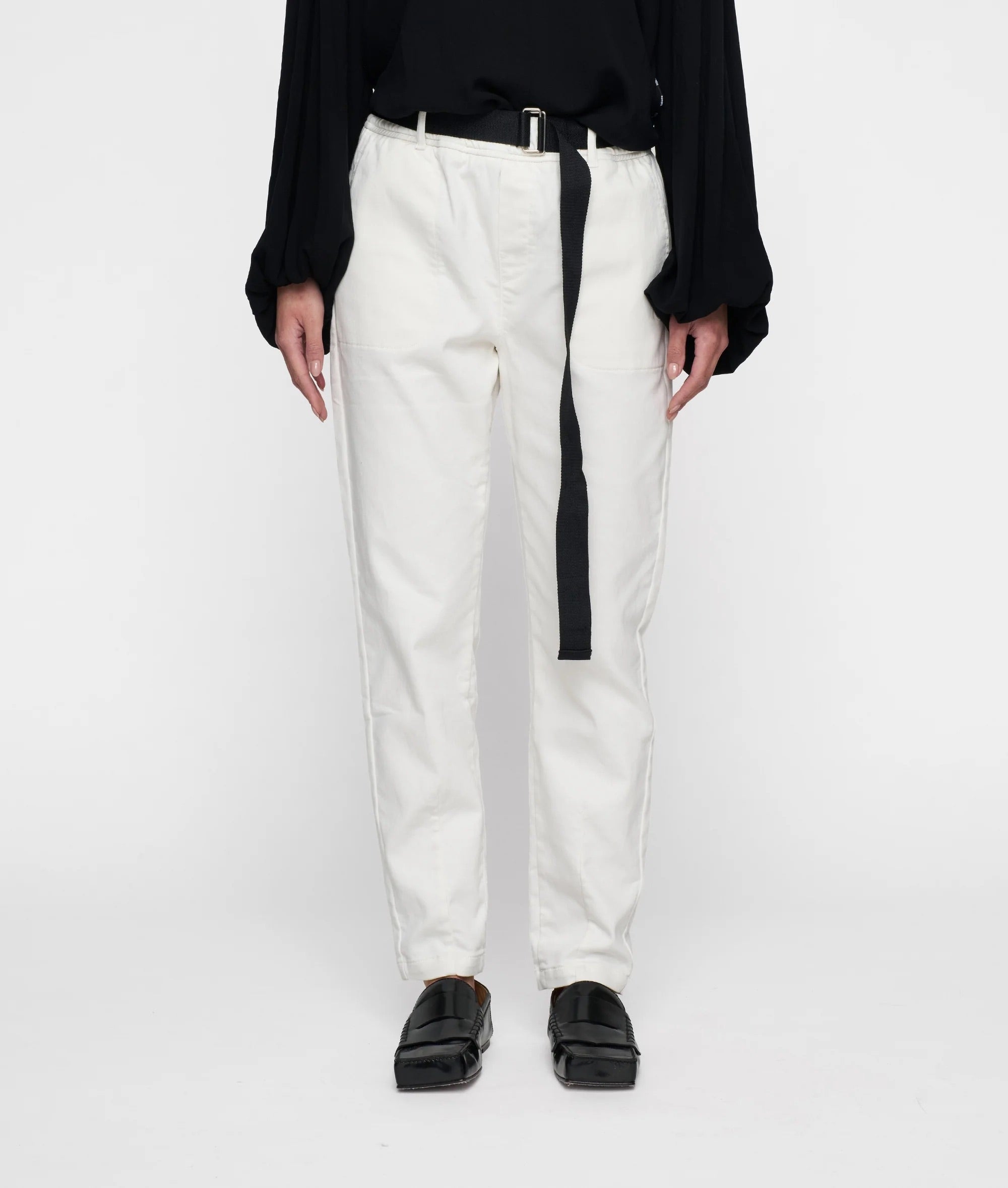 Belted Pants Jog Denim