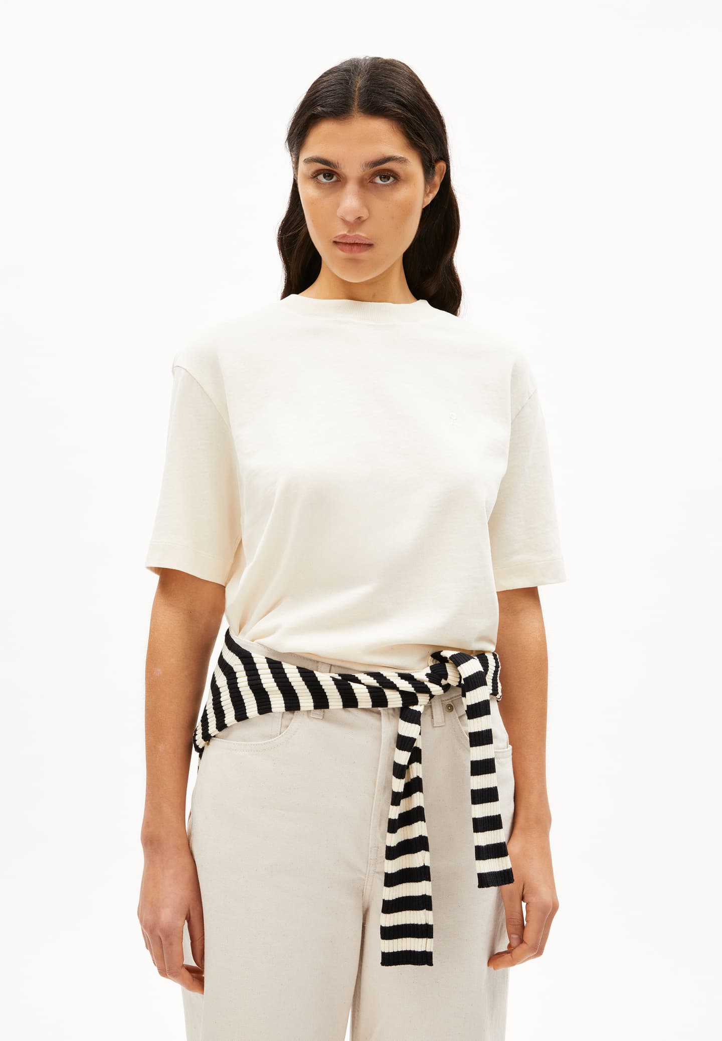 Heavyweight T-Shirt aus Baumwoll-Mix (recyclet)