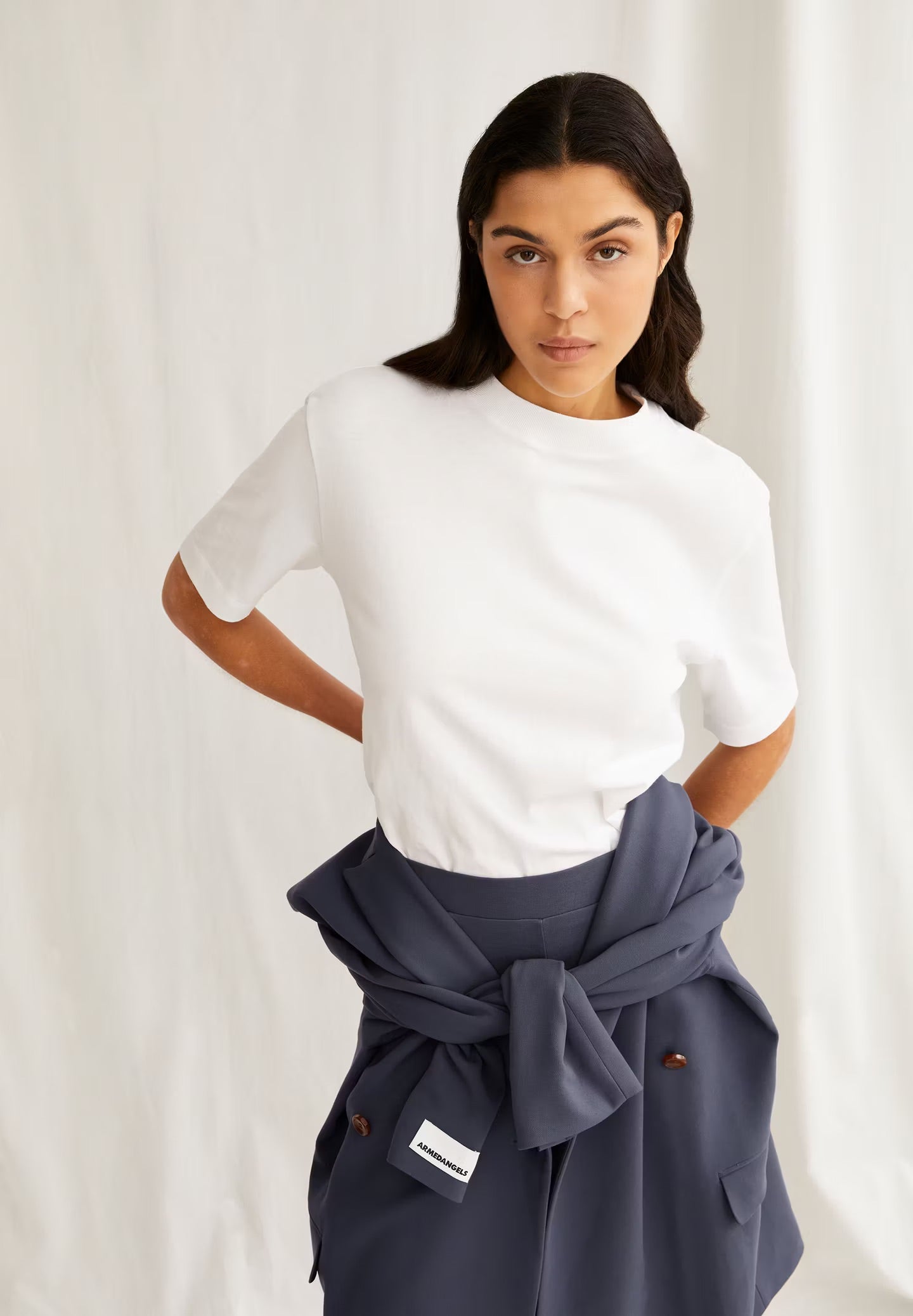 Heavyweight T-Shirt aus Baumwoll-Mix (recyclet)