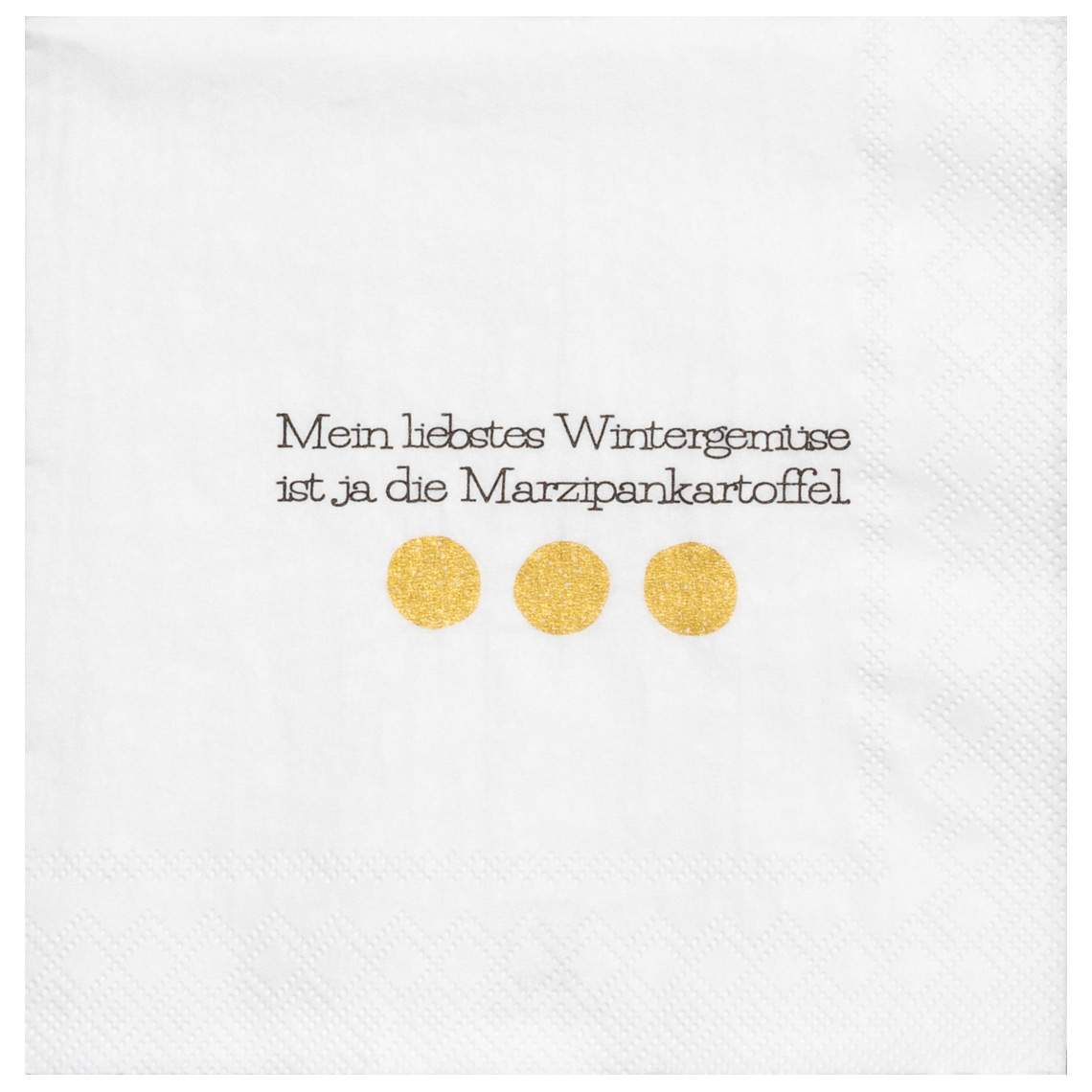 Cocktailserviette „Marzipankartoffel“
