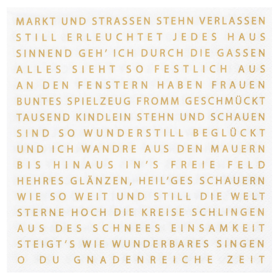 Servietten „Weihnachtsgedicht“