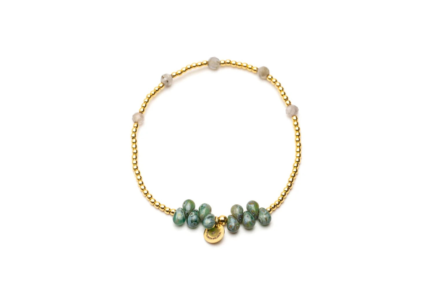 Armband „Fine Jewelry Drops Green“