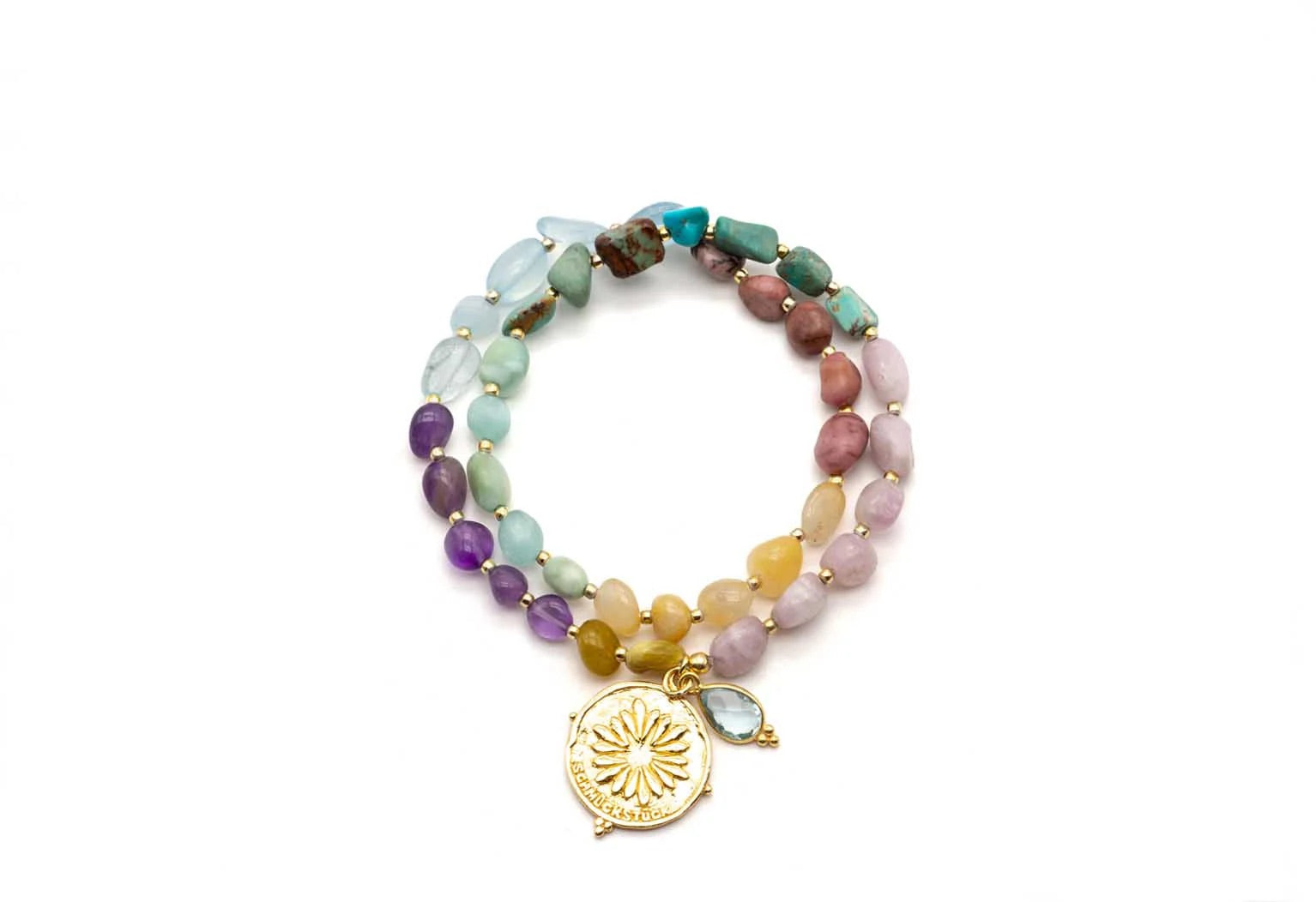 Armband „Mala Twin Naked Balance“