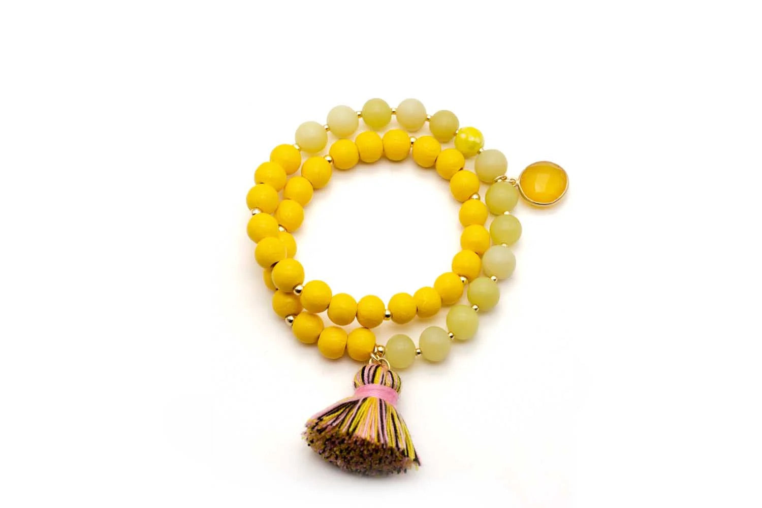 Armband „Mala Twin Lemon Flame“
