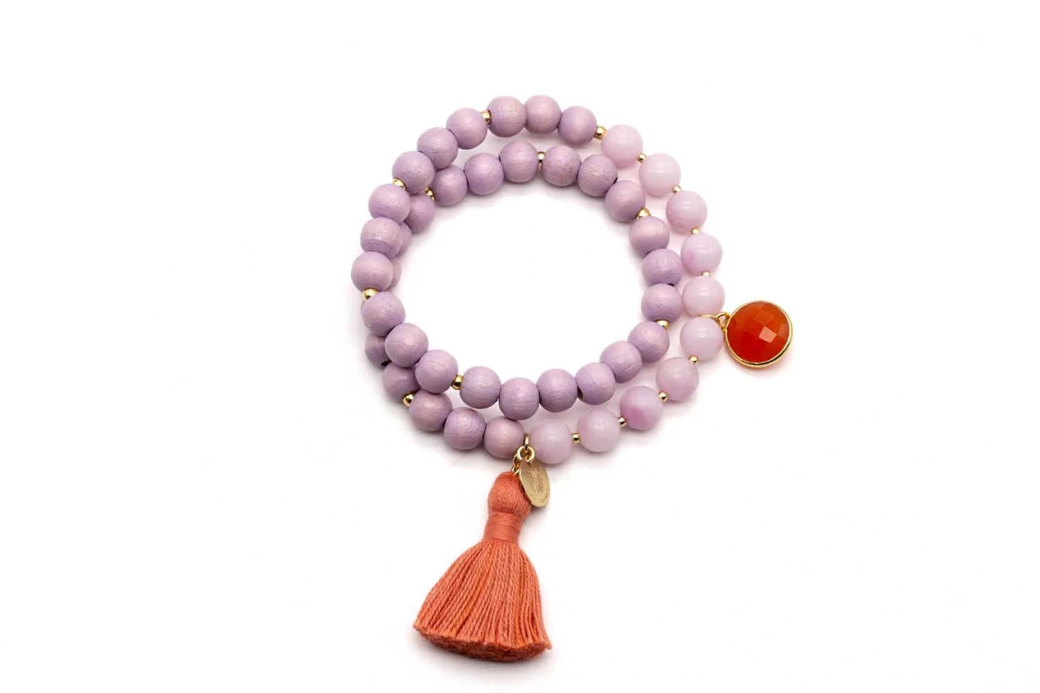 Armband „Mala Twin Soft Purple“