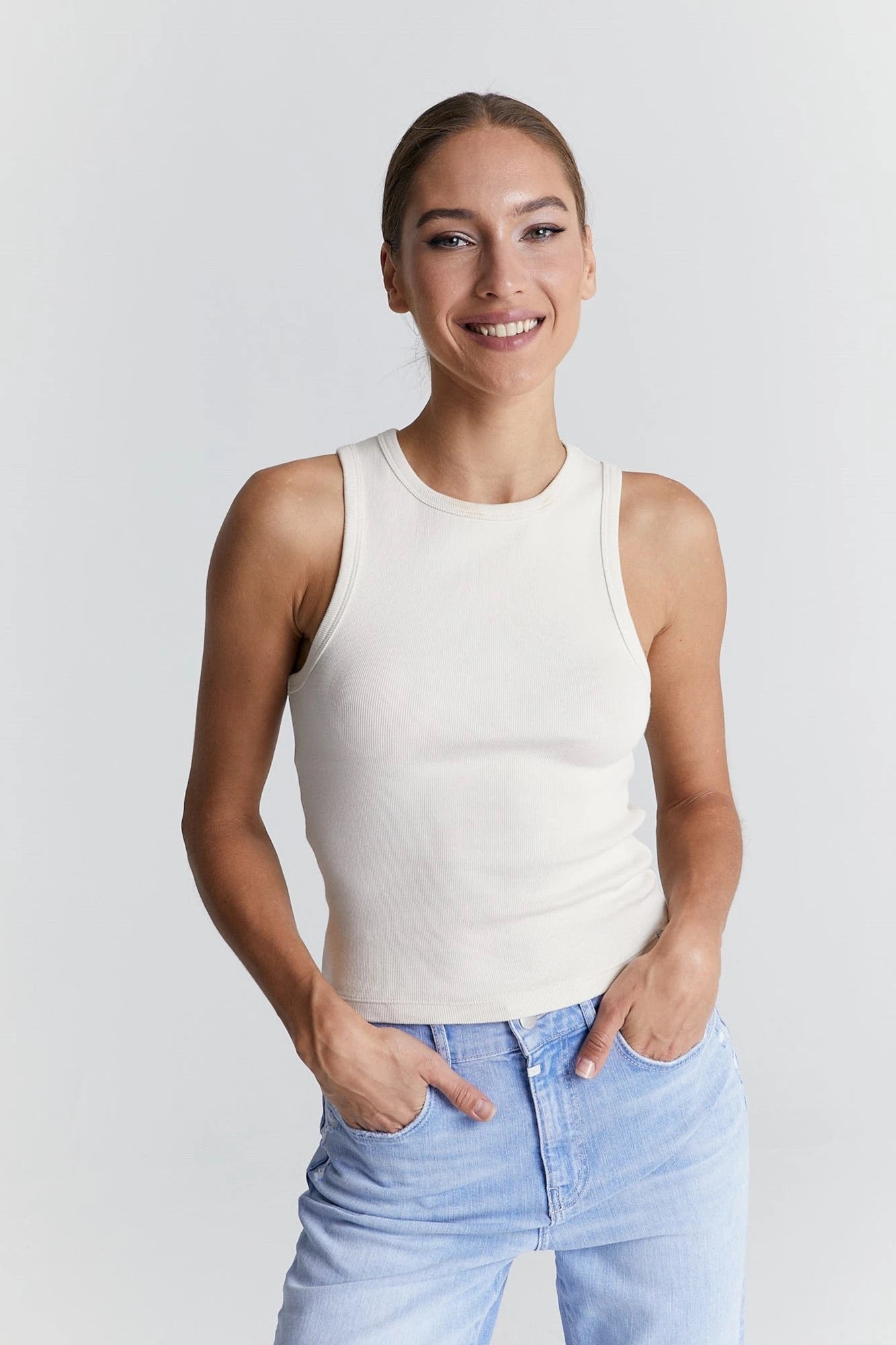 Tanktop „Liv“ offwhite