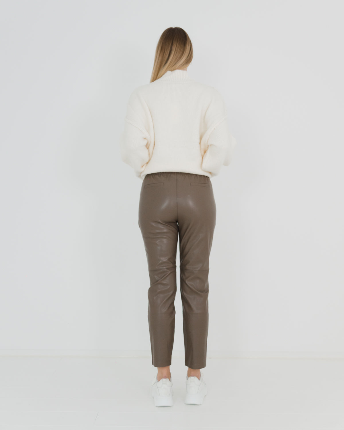 Kunstlederhose „LondonDLL“ chocolate
