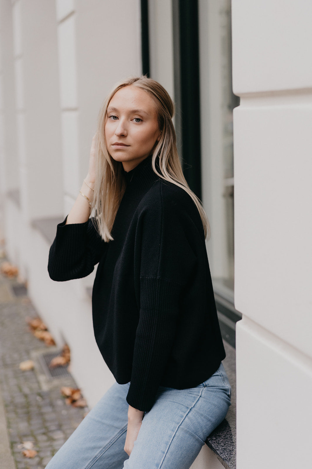 Pullover „Ripped armDLL“ black