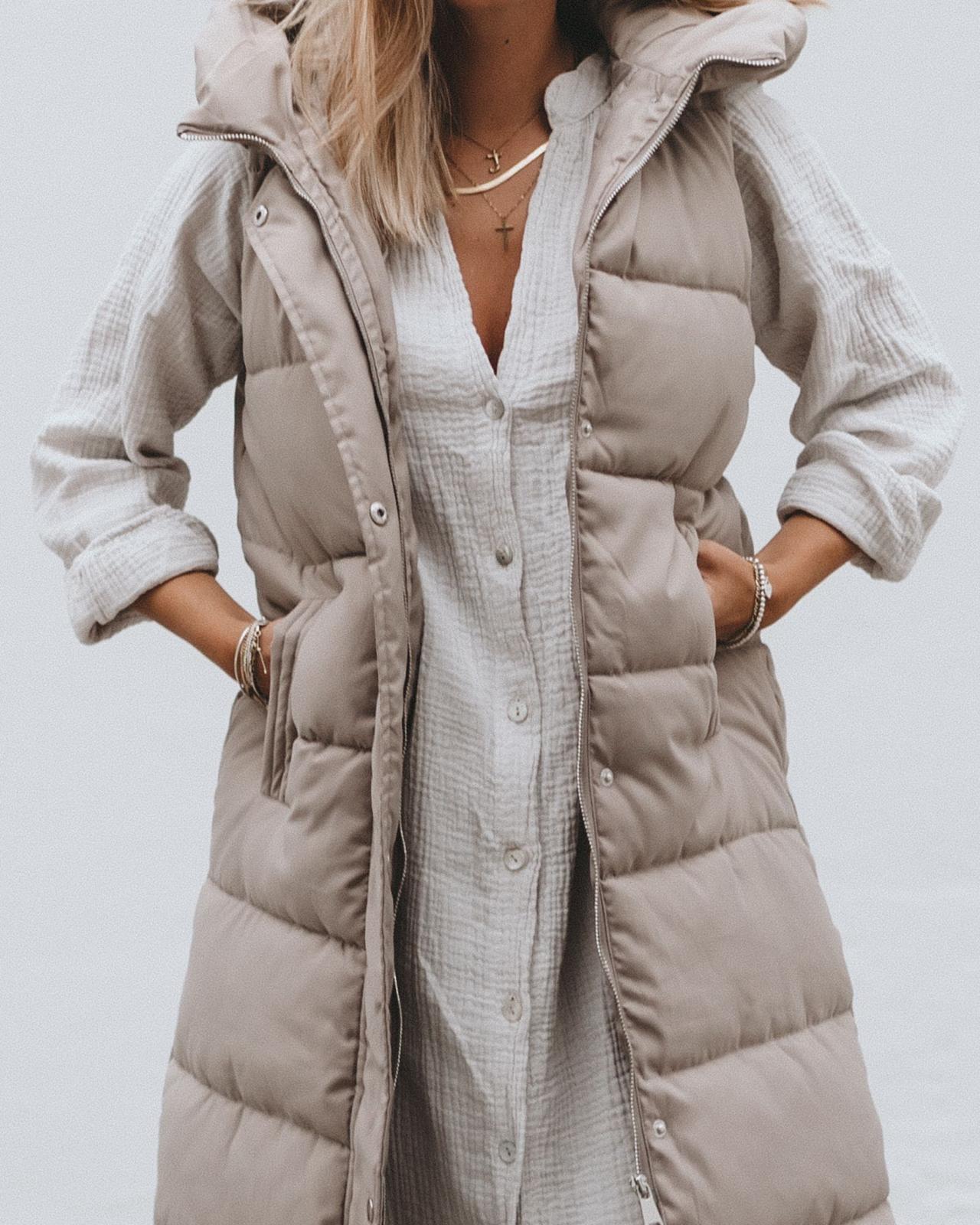 Steppweste taupe - Dein Lieblingsladen Concept