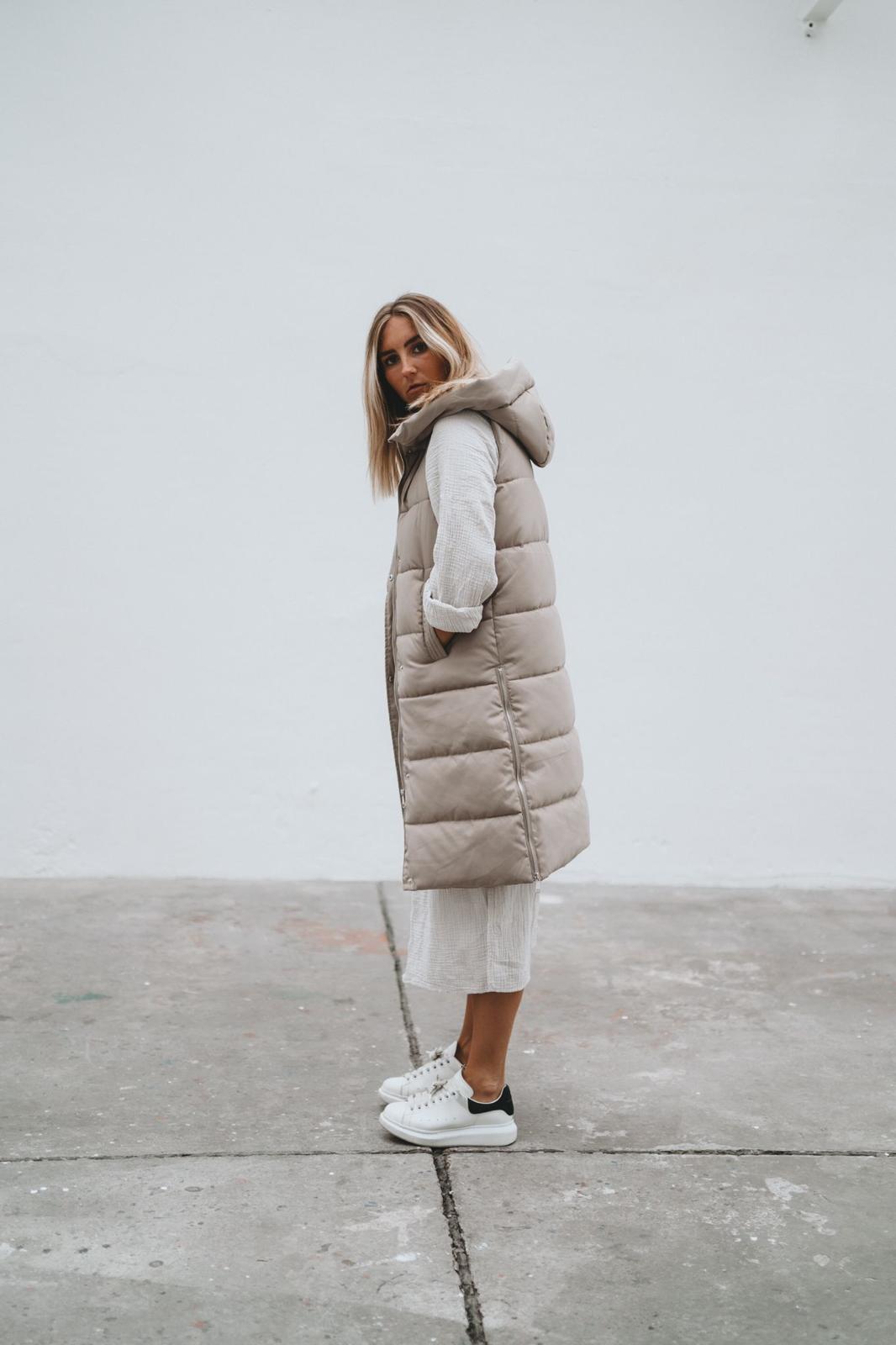 Steppweste taupe - Dein Lieblingsladen Concept