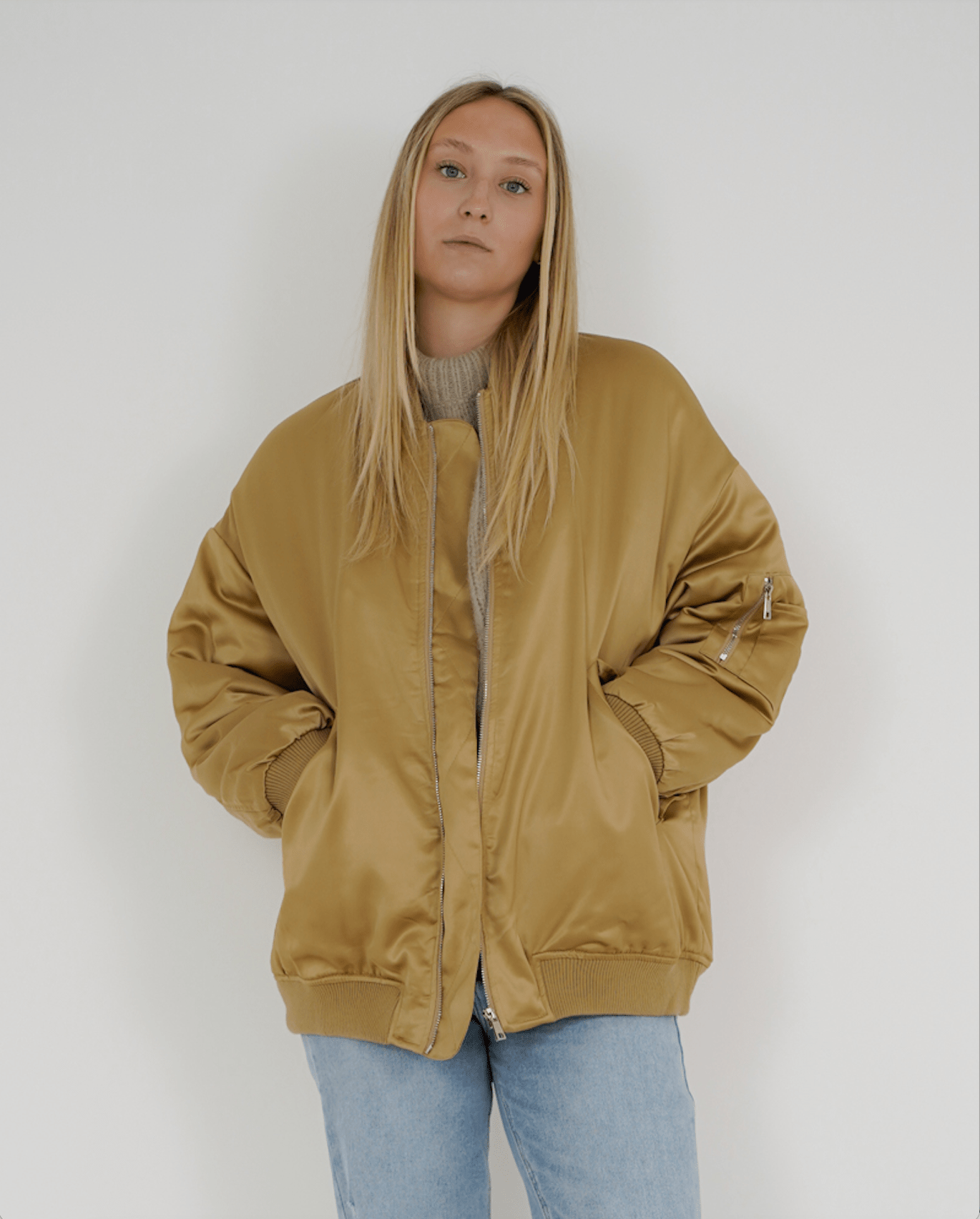Bomberjacke „LizDLL“ gold - Dein Lieblingsladen Concept