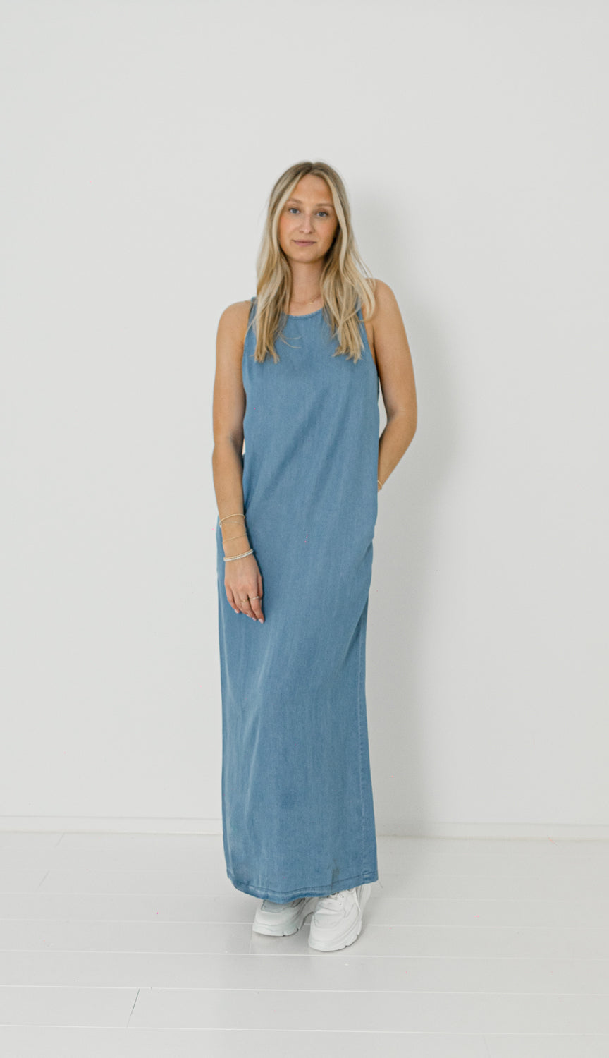 Kleid „BeritDLL“ jeansblue