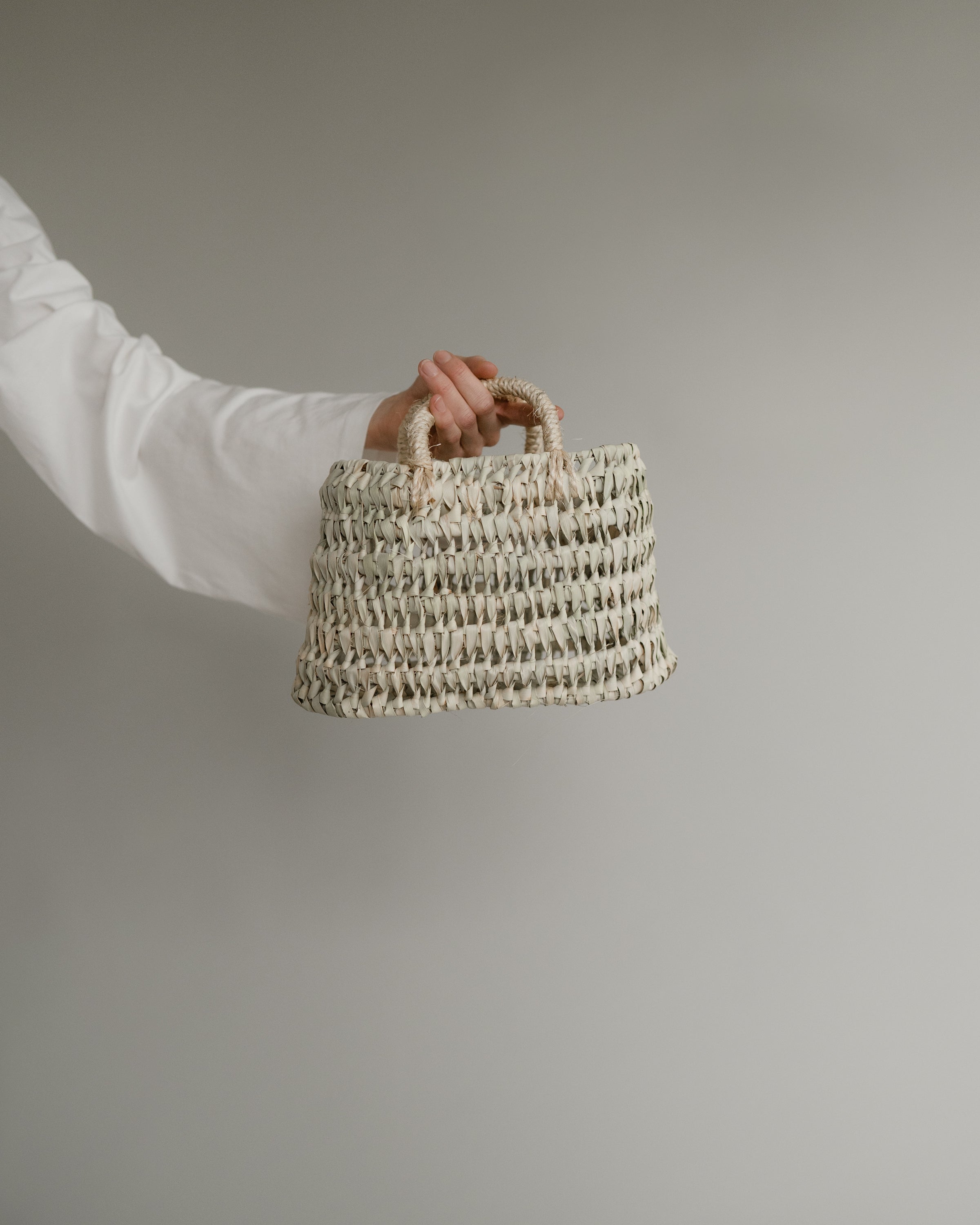 Kleine Korbtasche „VivaDLL“ natur