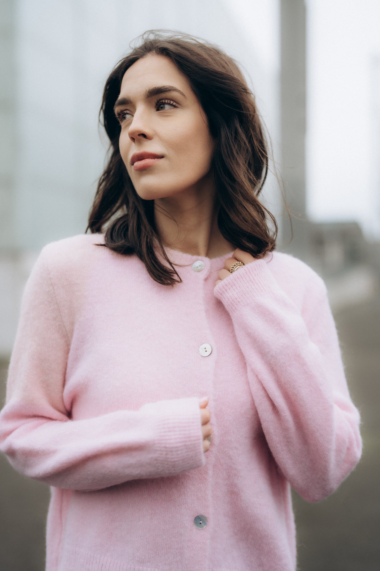 Cardigan „AlfaDLL“ rosé