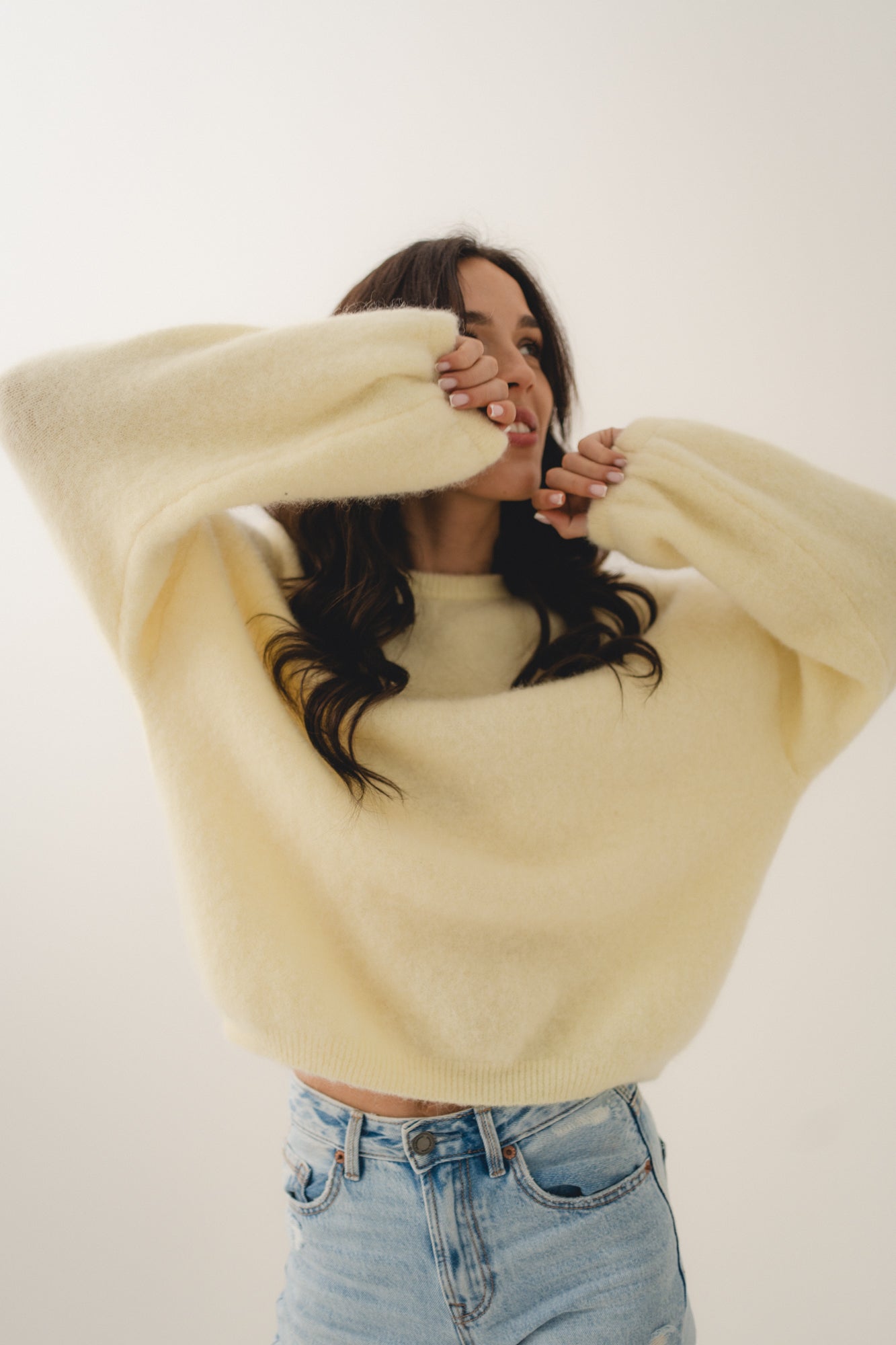 Pullover „BrunaDLL“ light lemon