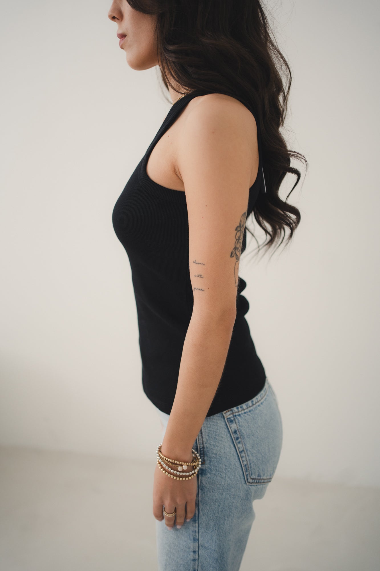 Basic Ripp Top „PamDLL“ black