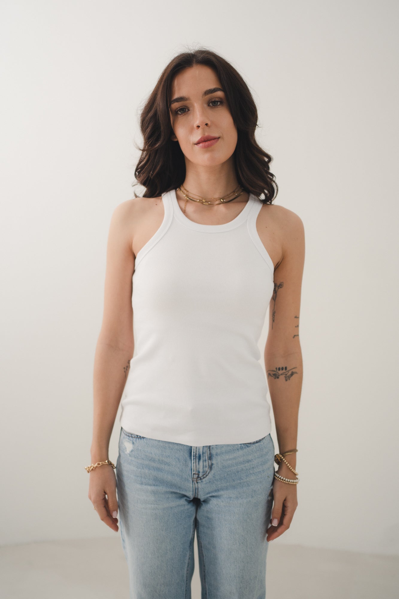 Basic Ripp Top „PamDLL“ white