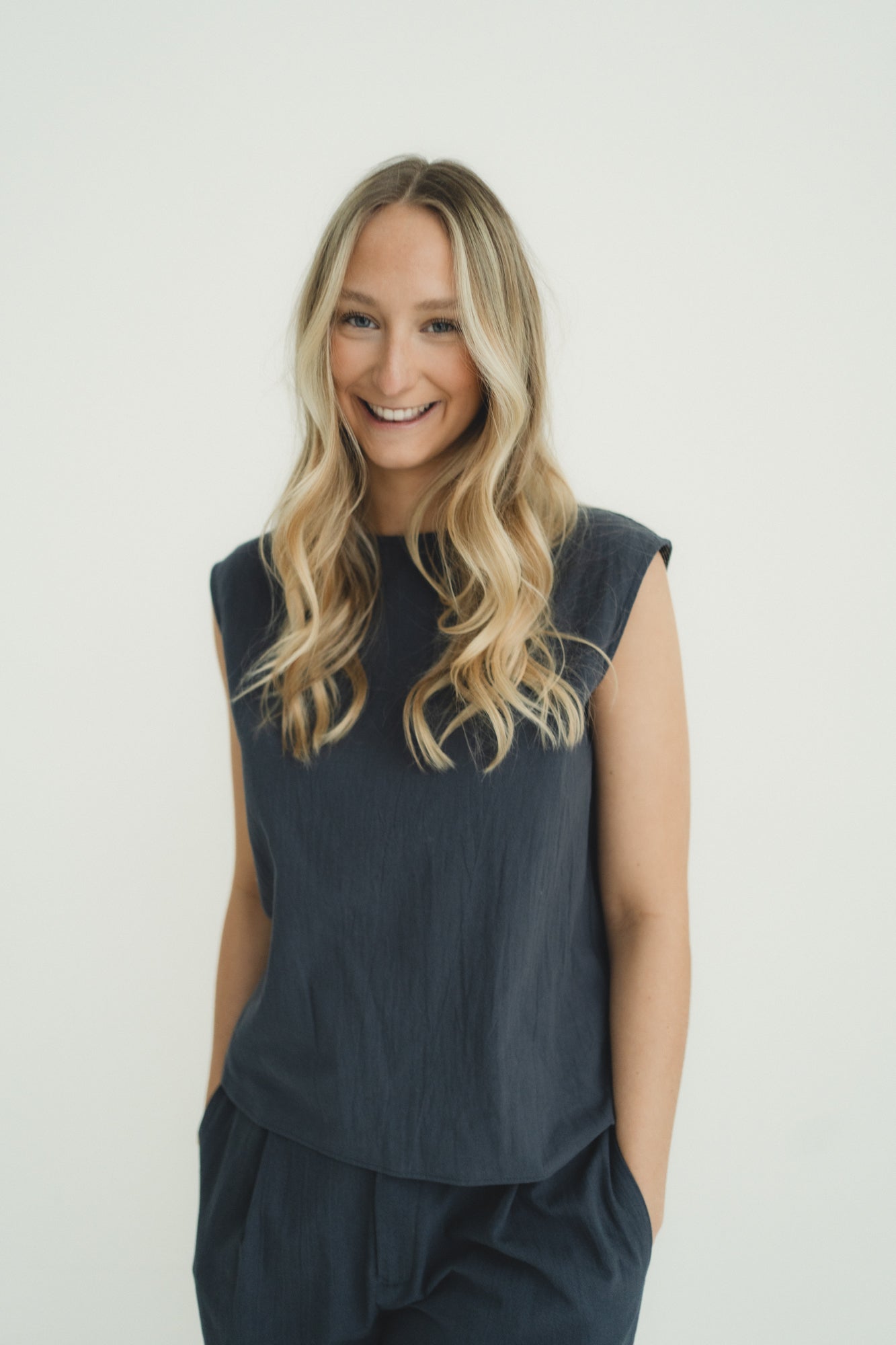 Shirt „PeggyDLL“ blueish grey