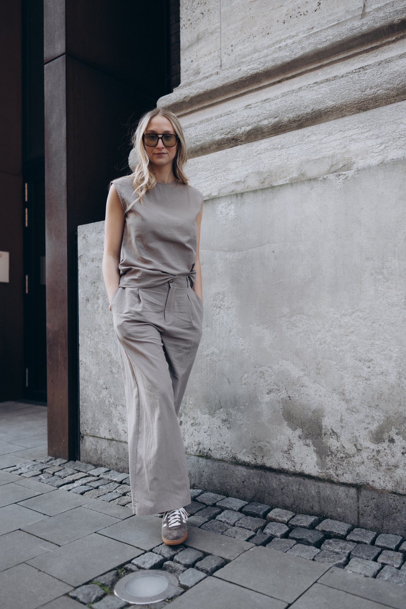 Hose „PaulyDLL“ light taupe