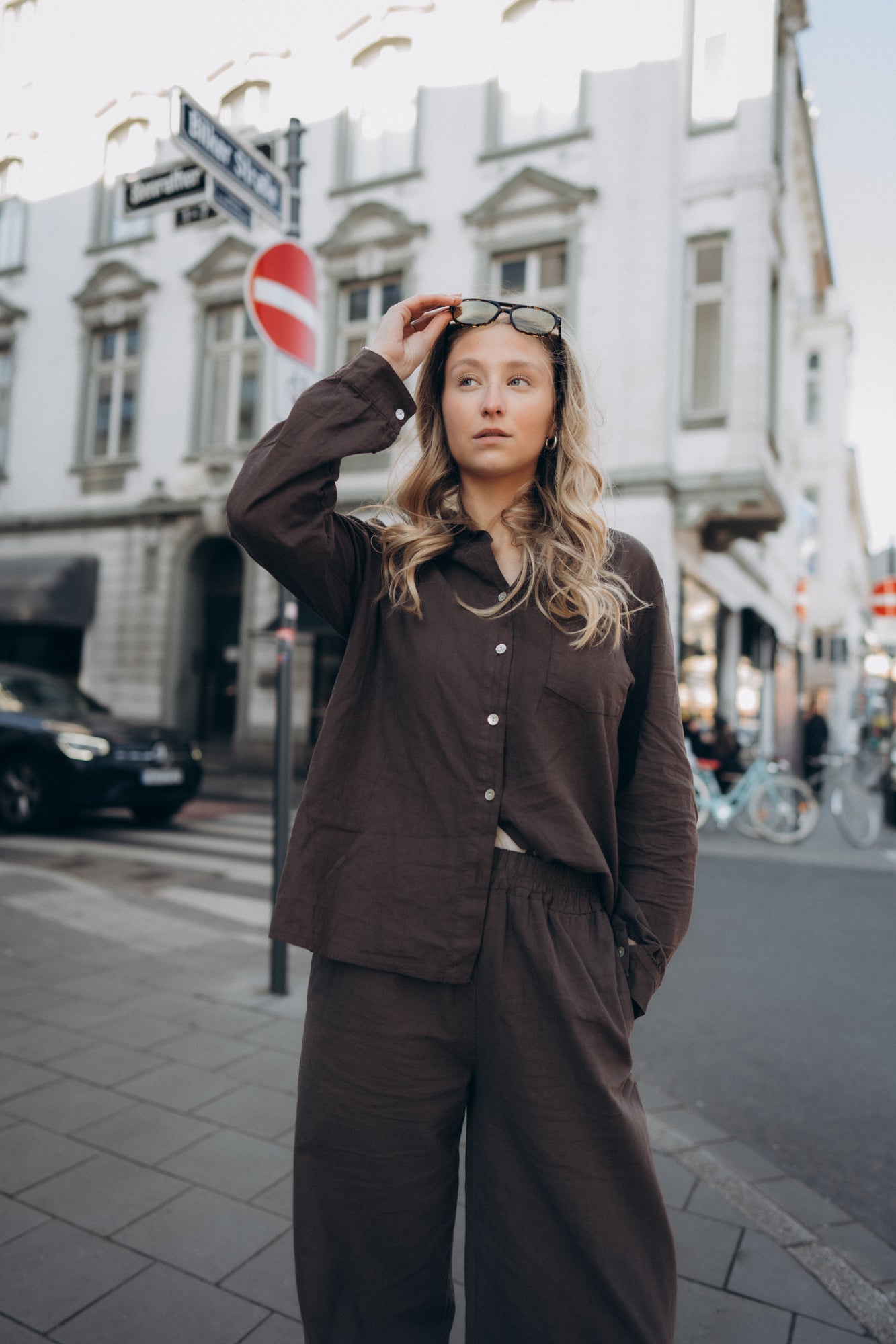 Leinenhemd „Skadi2DLL“ brown