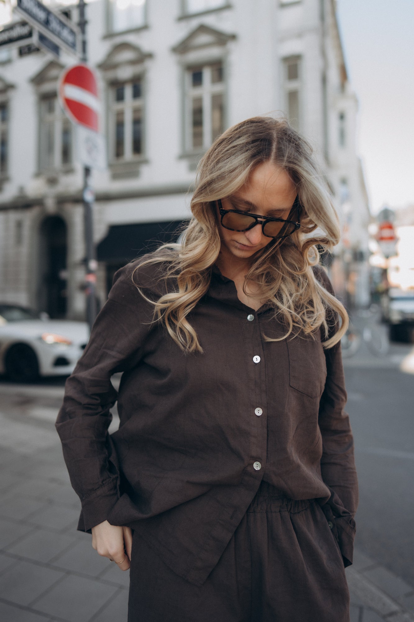 Leinenhemd „Skadi2DLL“ brown