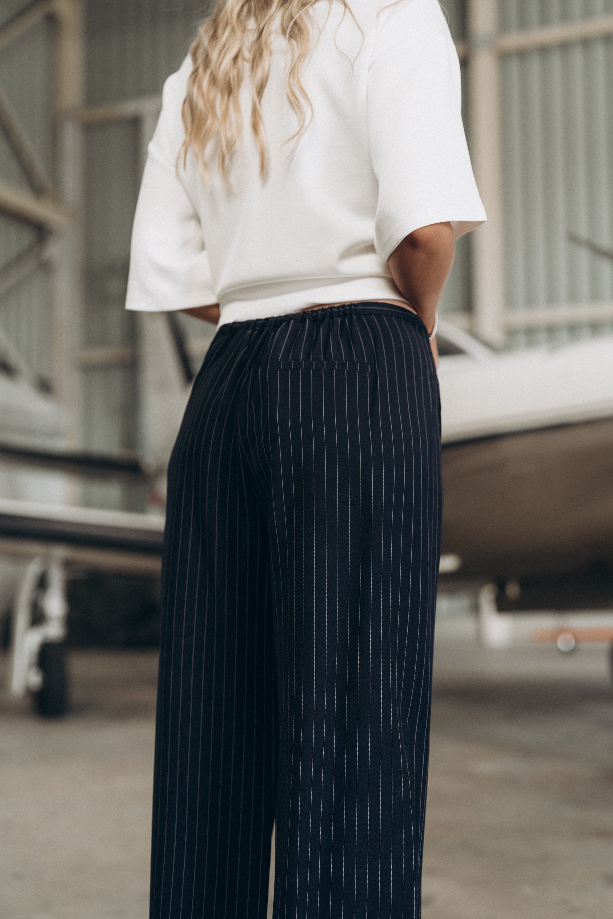 Nadelstreifenhose „DietjeDLL“ dark navy
