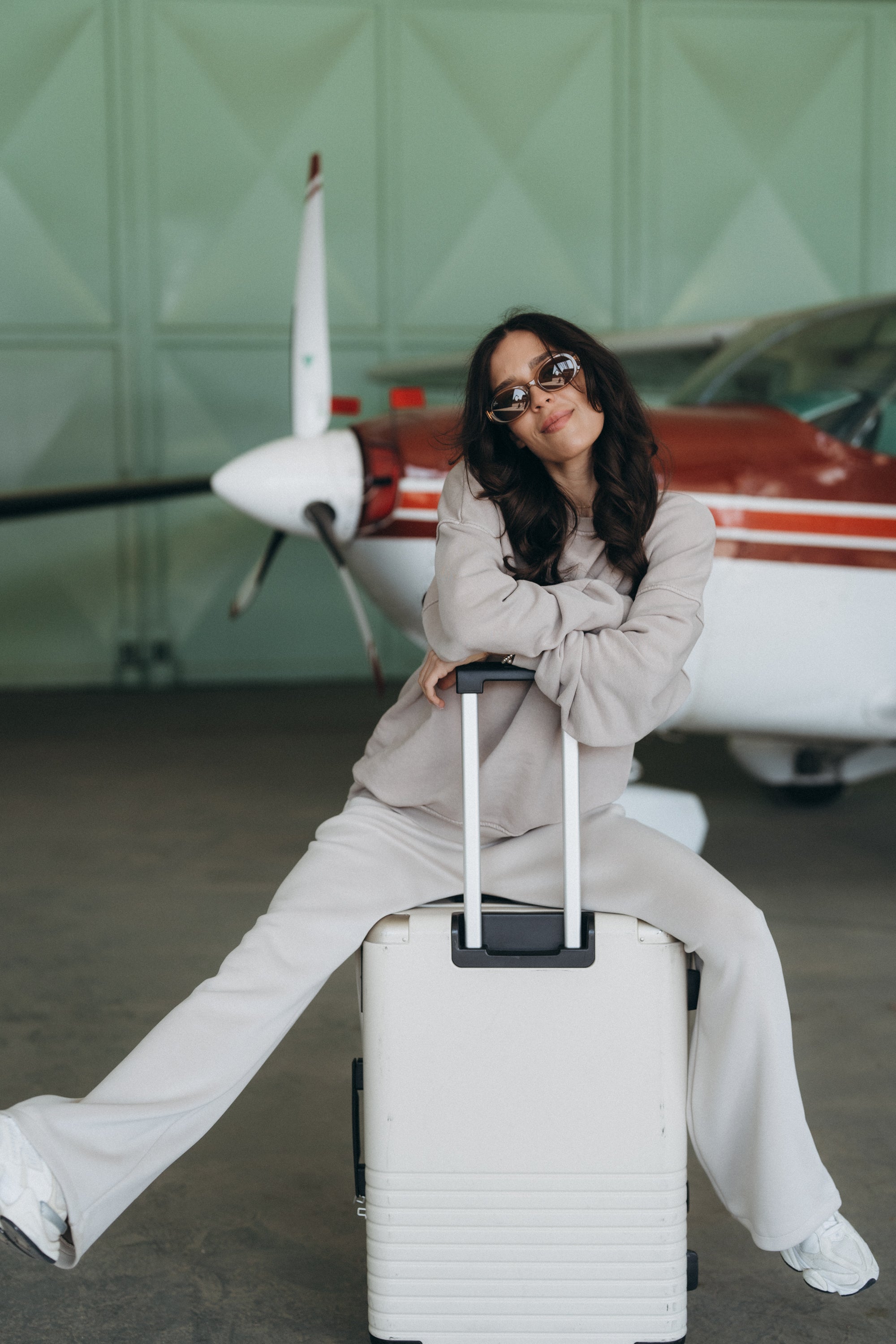 Hose „DoreenDLL“ soft taupe