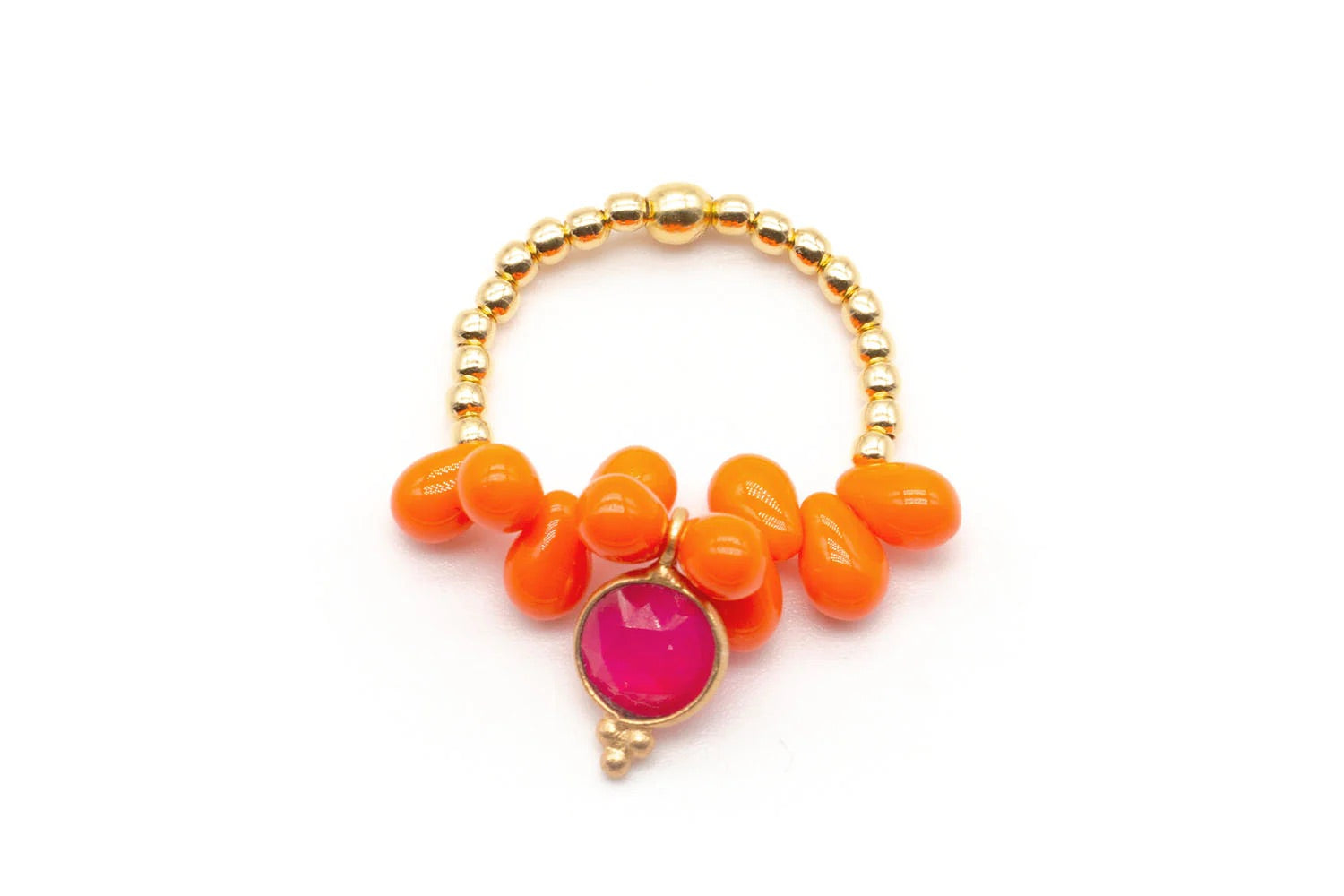 Ring „Drops Orange“