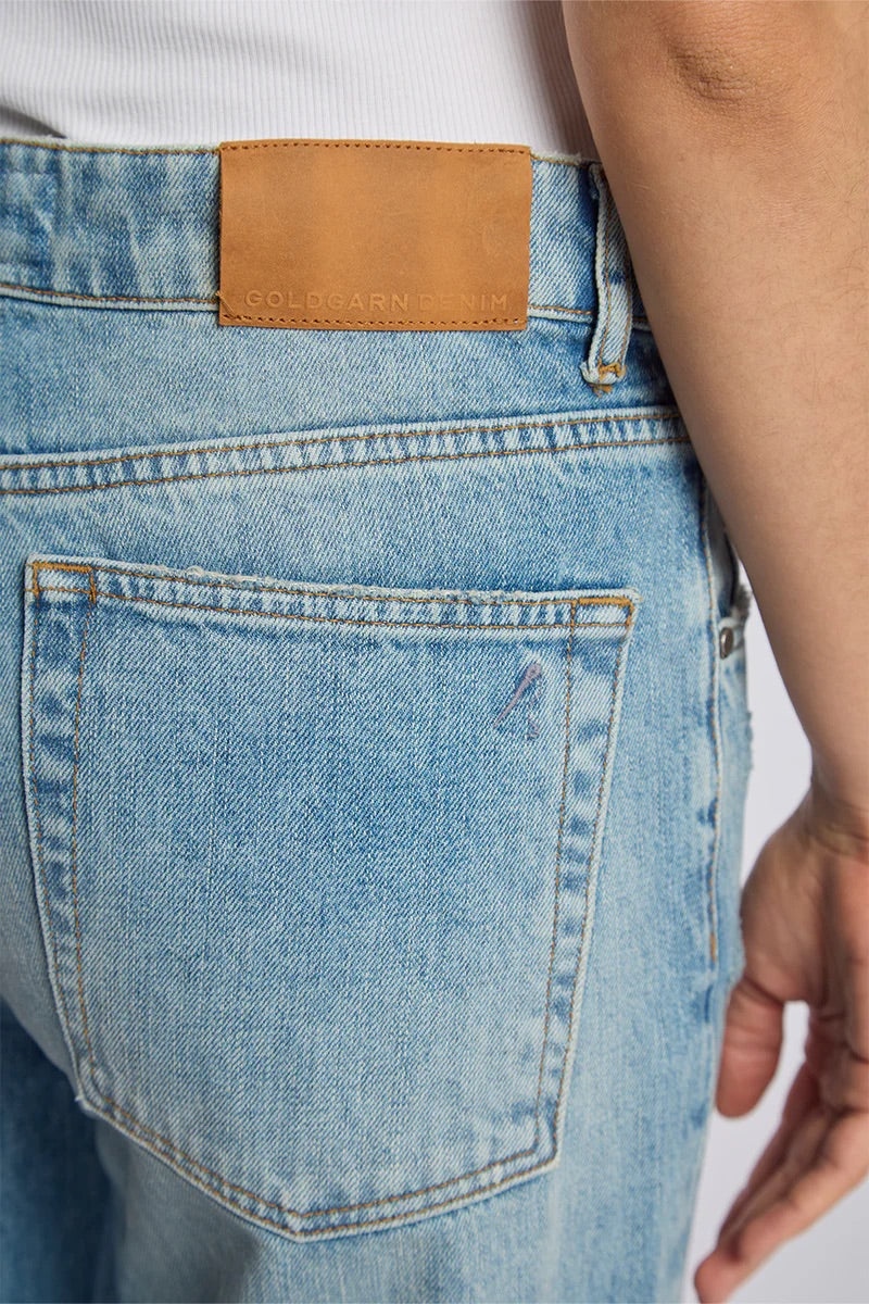 Jeans „Schloss Relaxed“ vintageblue