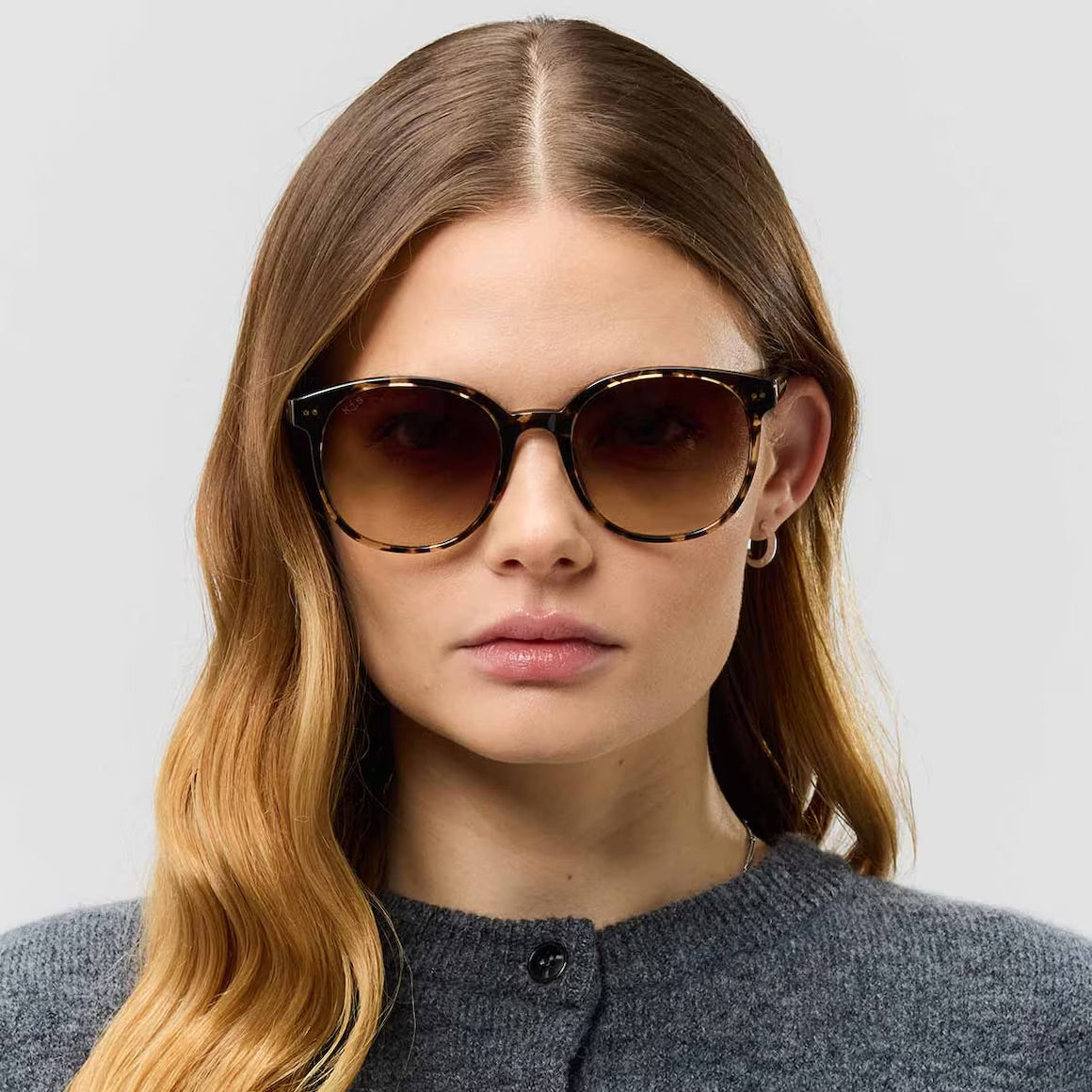 Sonnenbrille „Nairobi Crystal Tortoise Brown“