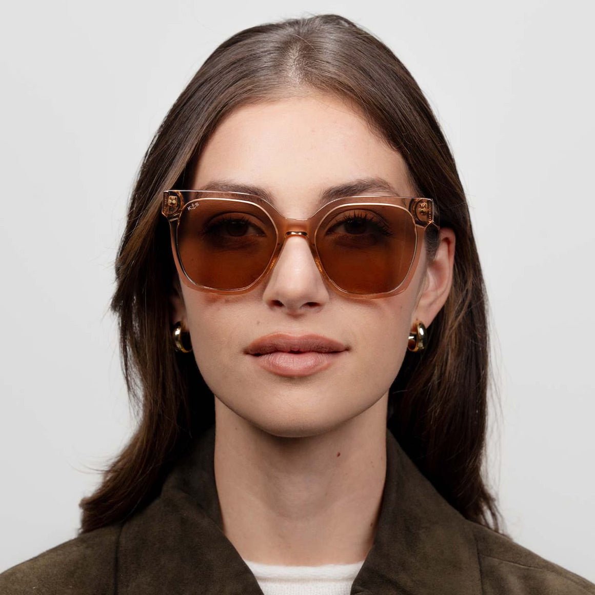 Sonnenbrille „Siena Transparent Hazel Light Brown“ - Dein Lieblingsladen Concept