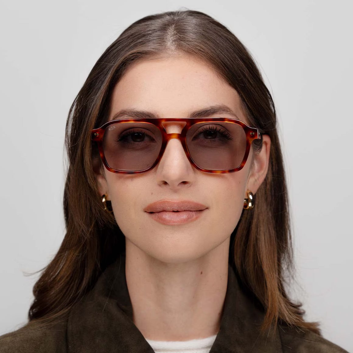 Sonnenbrille „Zurich Edge Maple Tortoise Grey“