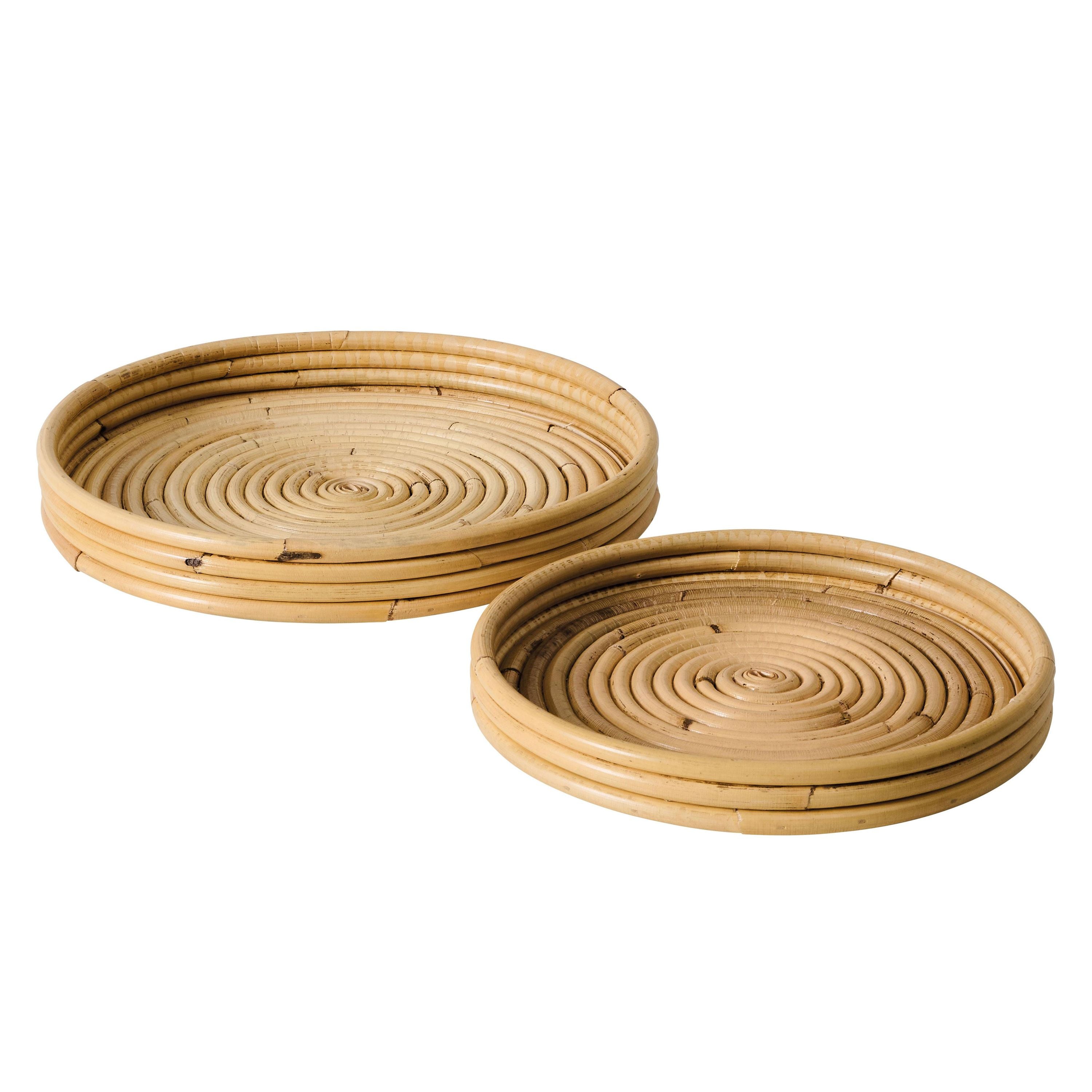 Rattan-Tablett „S“