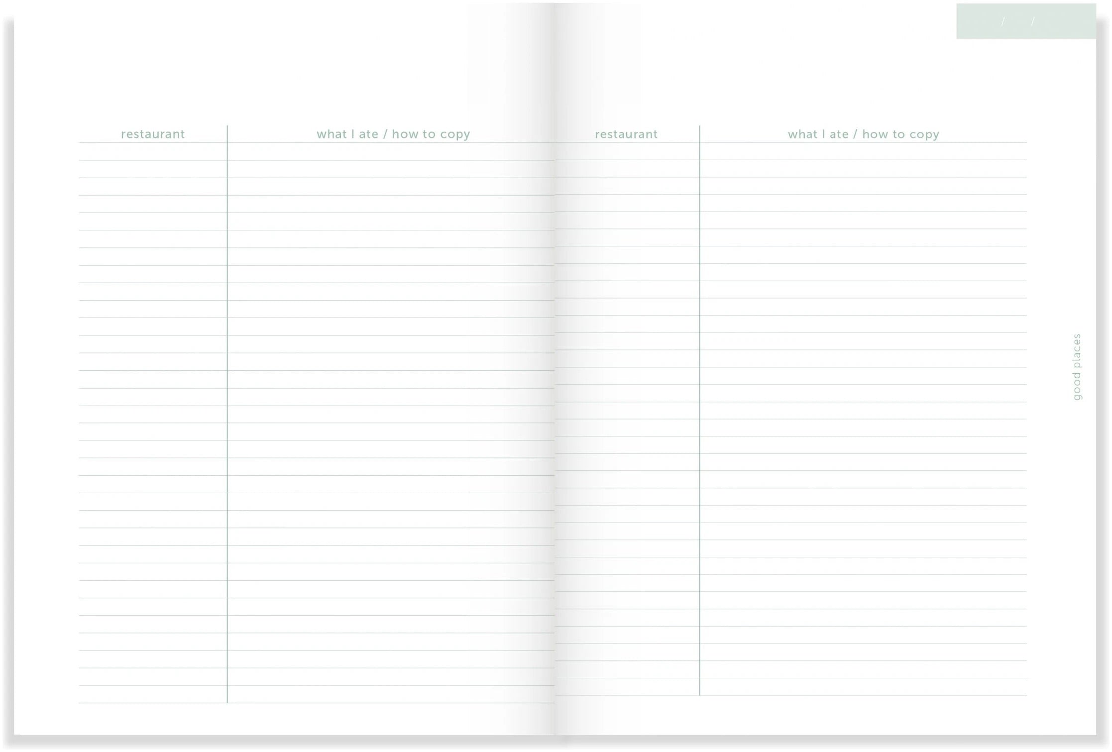 Kitchen Journal