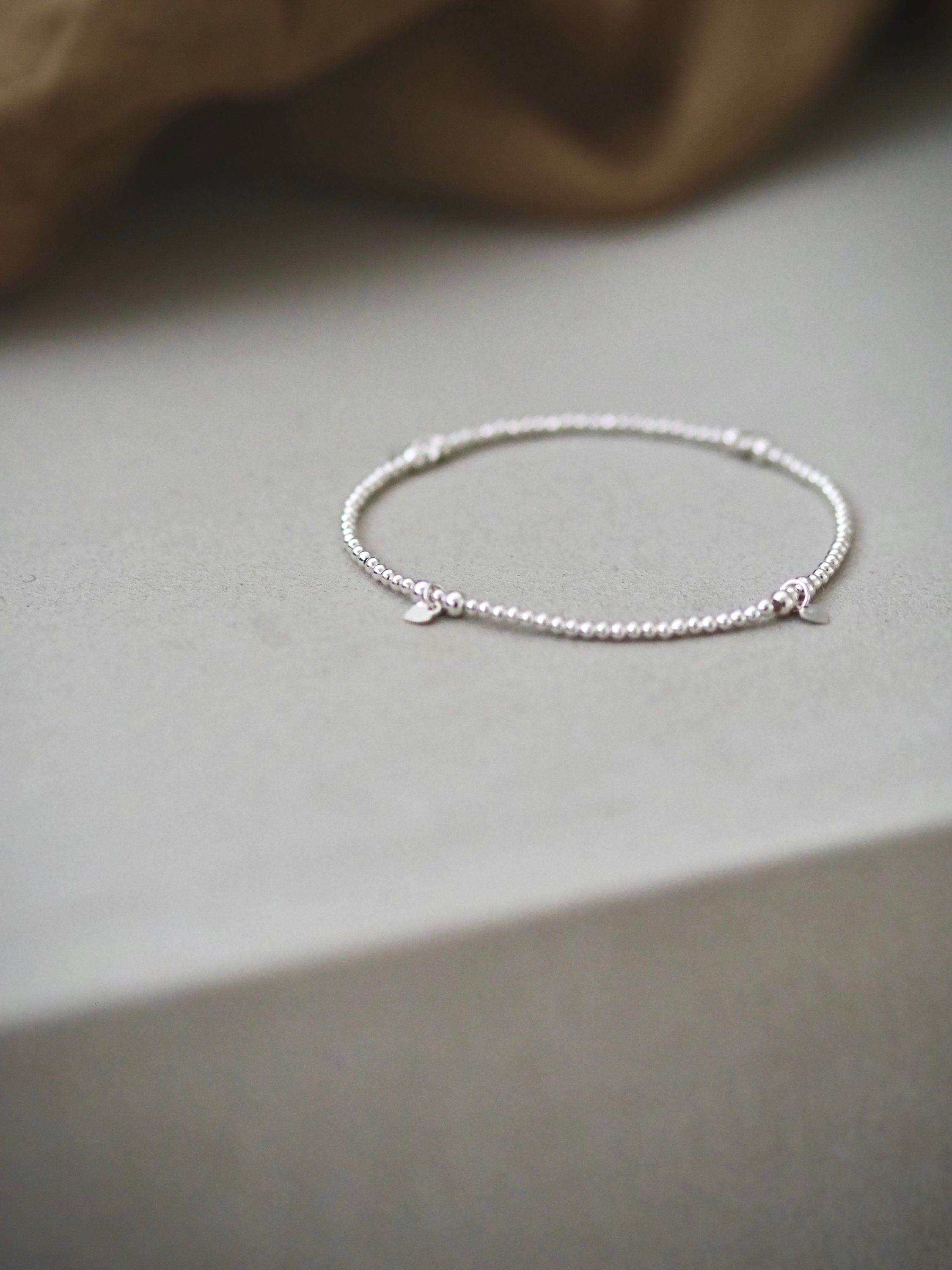 Flex-Armband „2mm mit Herzchen“