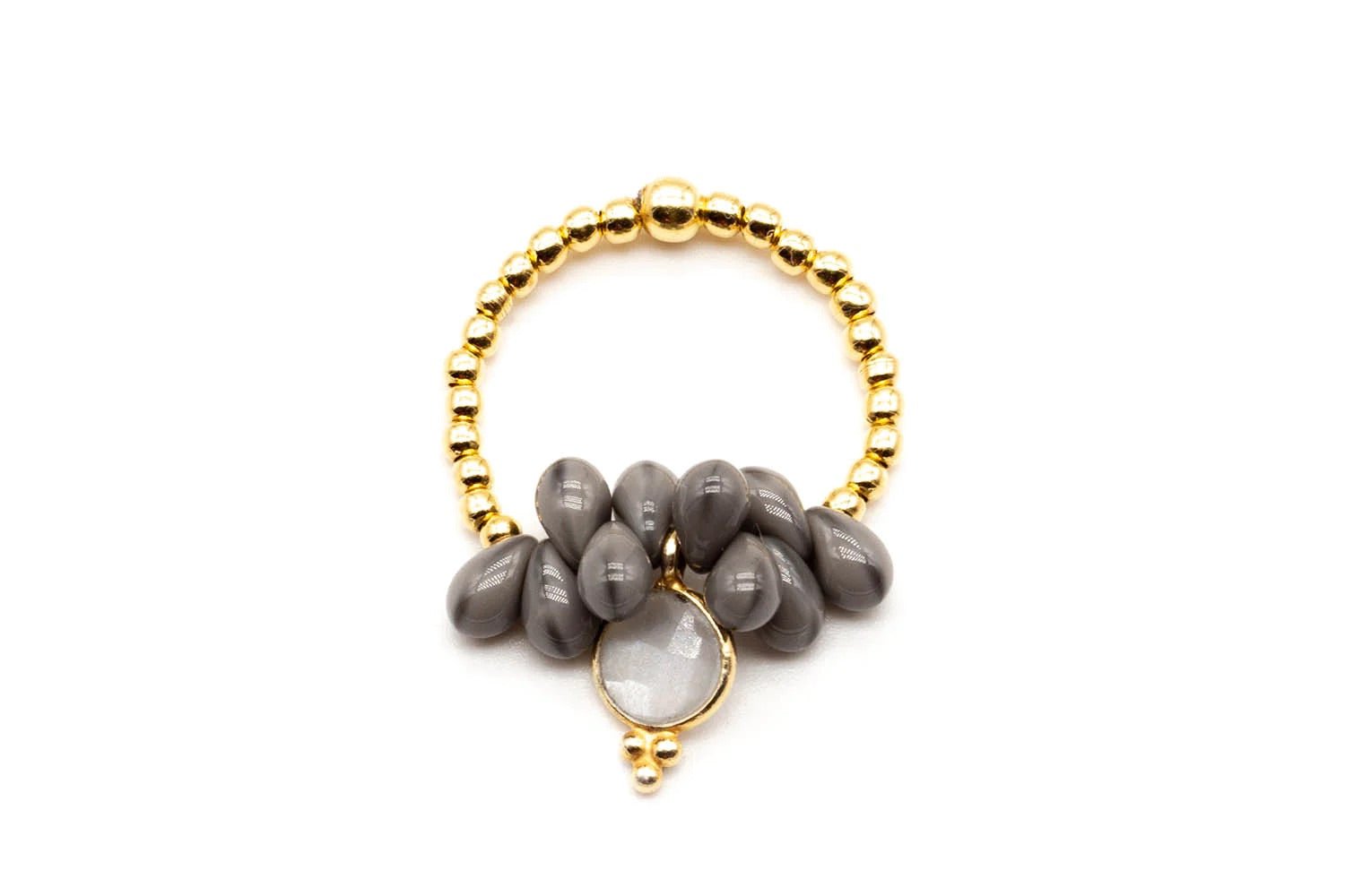 Ring „Drops grey“ - Dein Lieblingsladen Concept