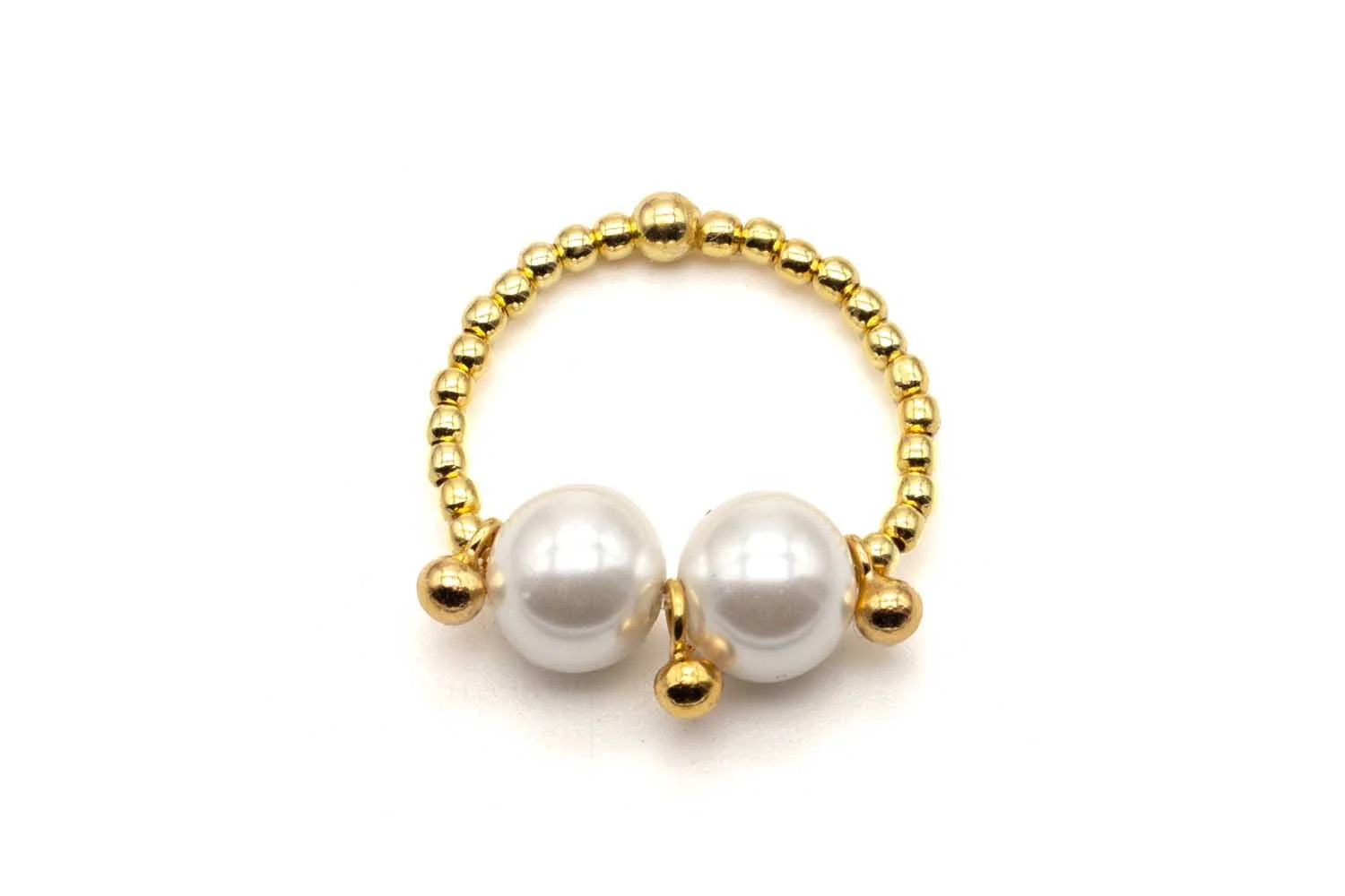 Ring „Duo Pearl"-gold