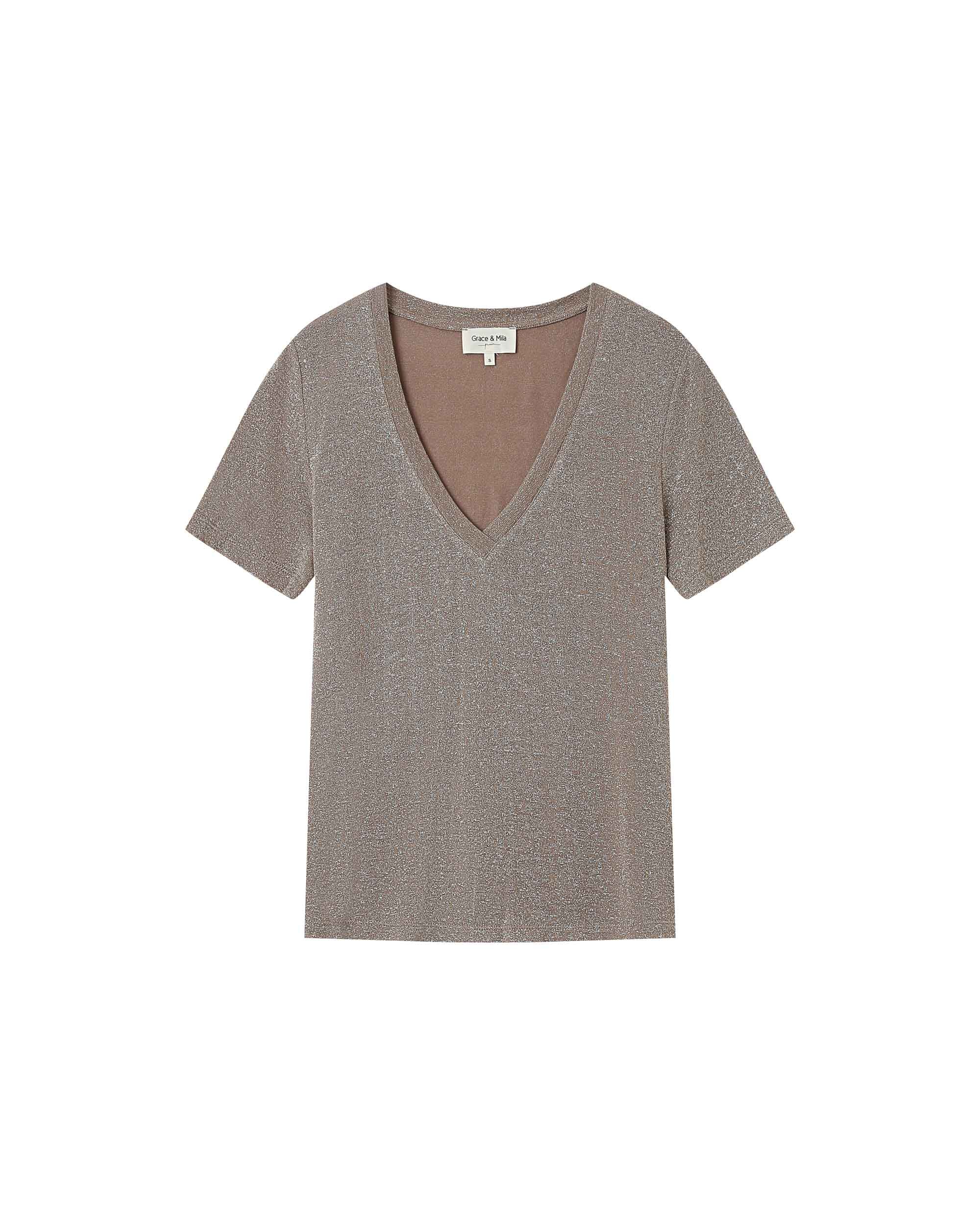 Shirt "Stardust" greige