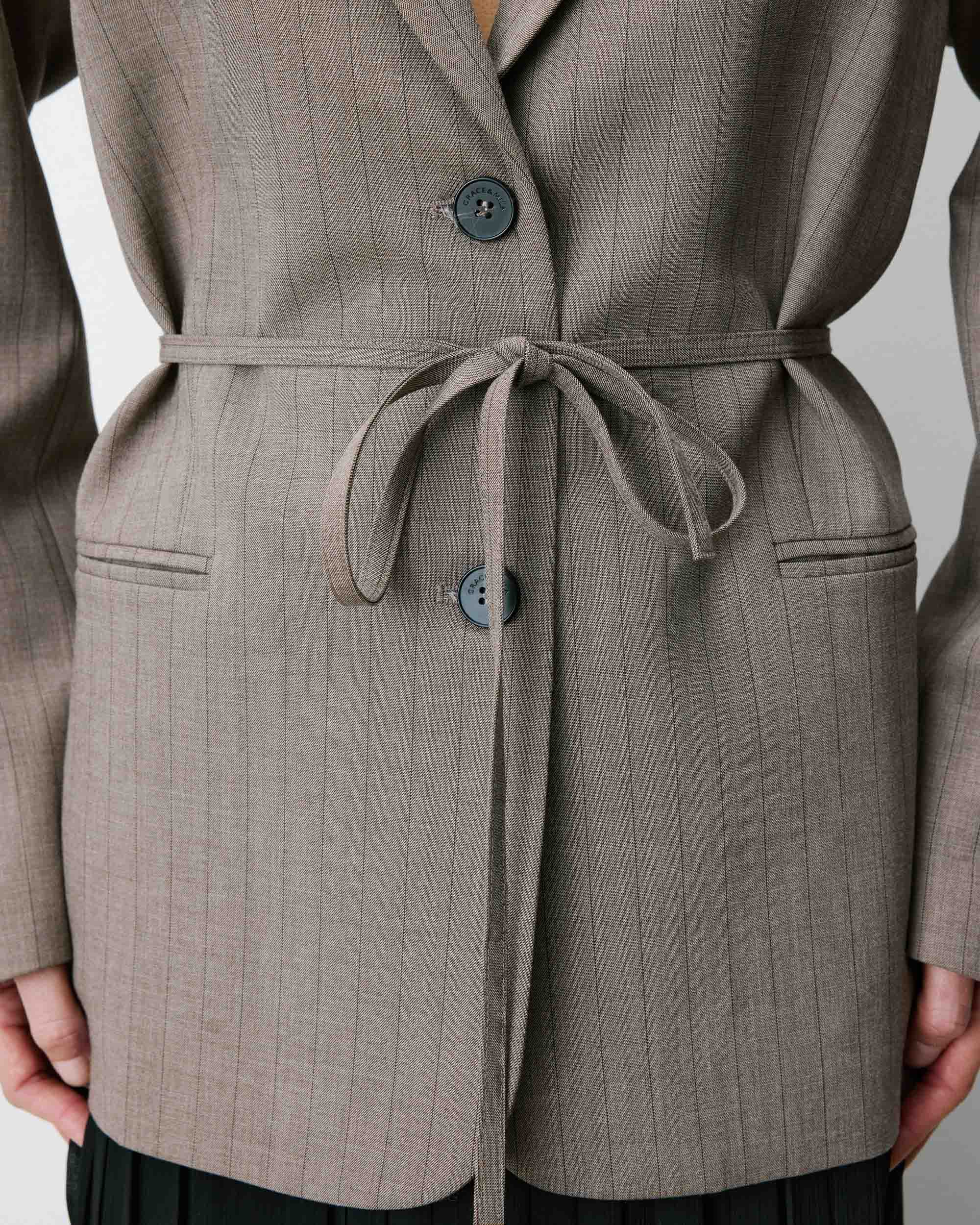 Blazer "Acario" rayure