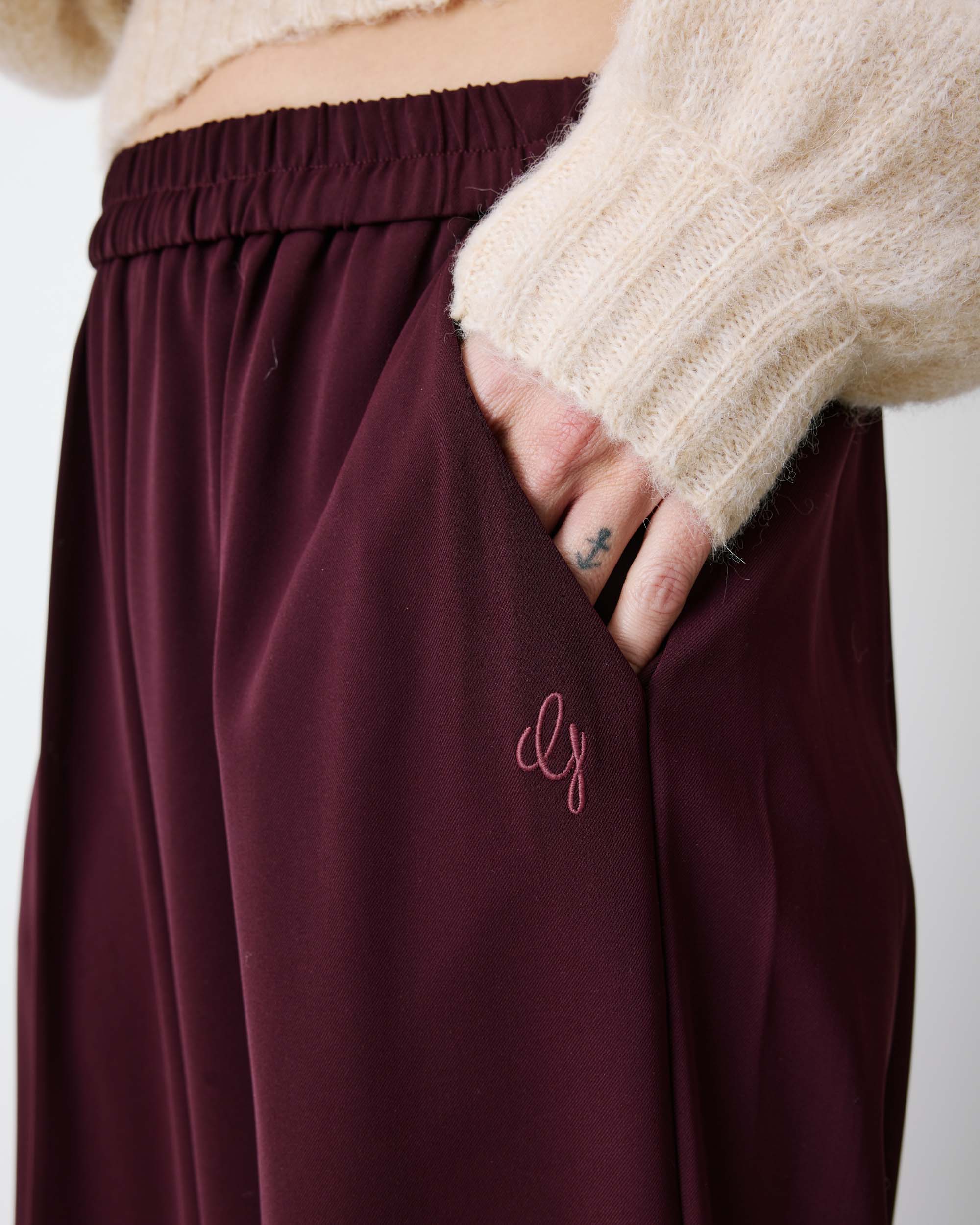 Hose "Noblesse" aubergine