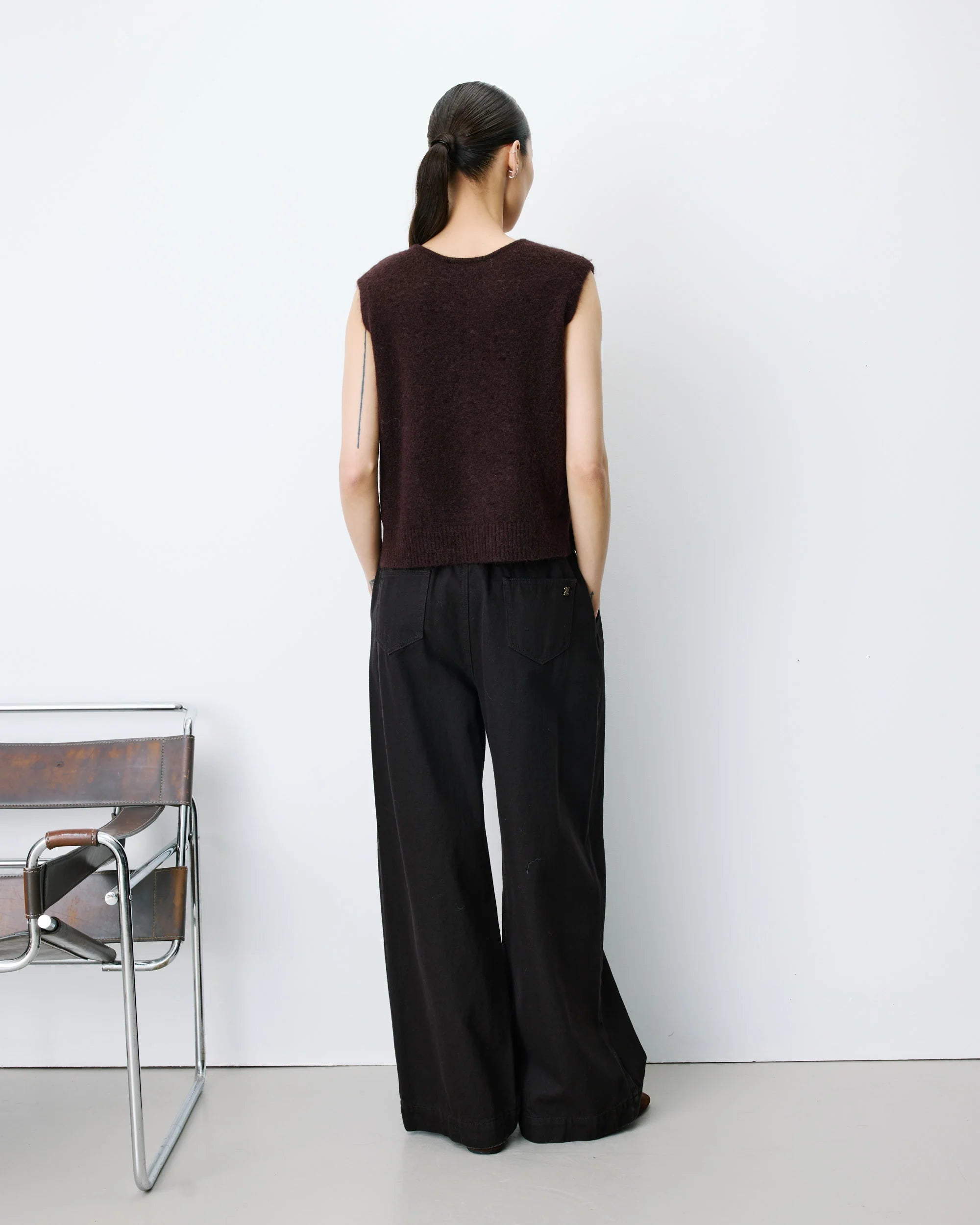Cardigan "Nars" chocolat