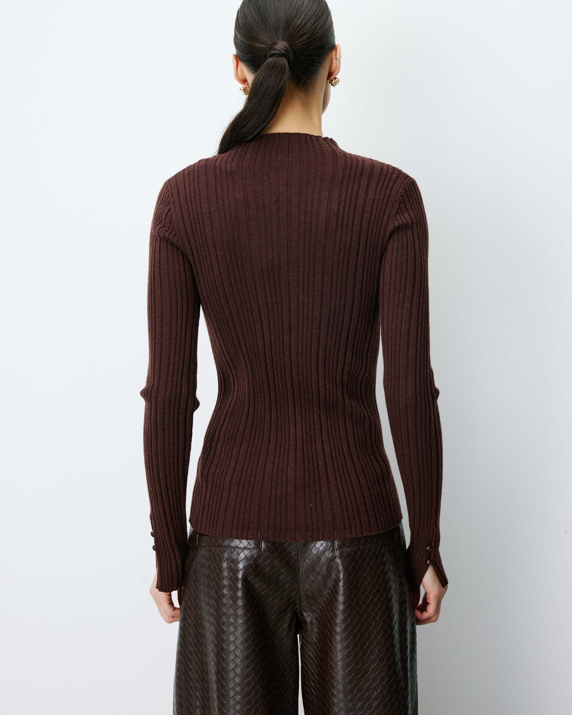 Pullover "Aloe" chocolate