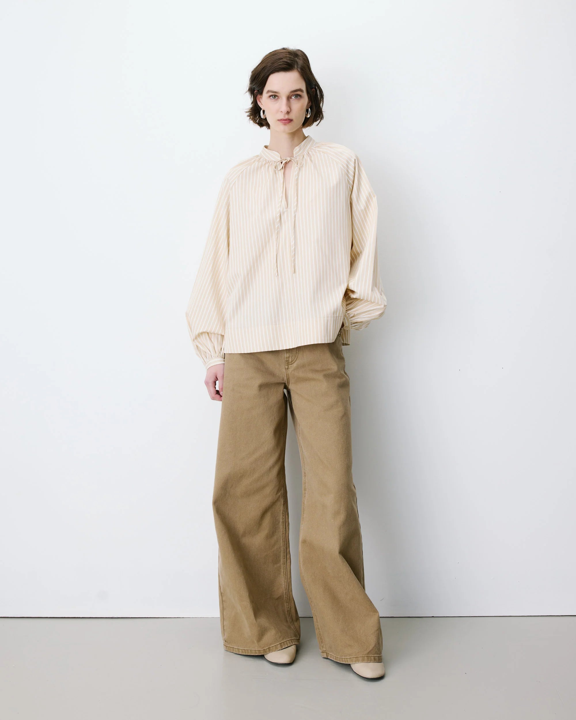 Bluse "Albane" beige