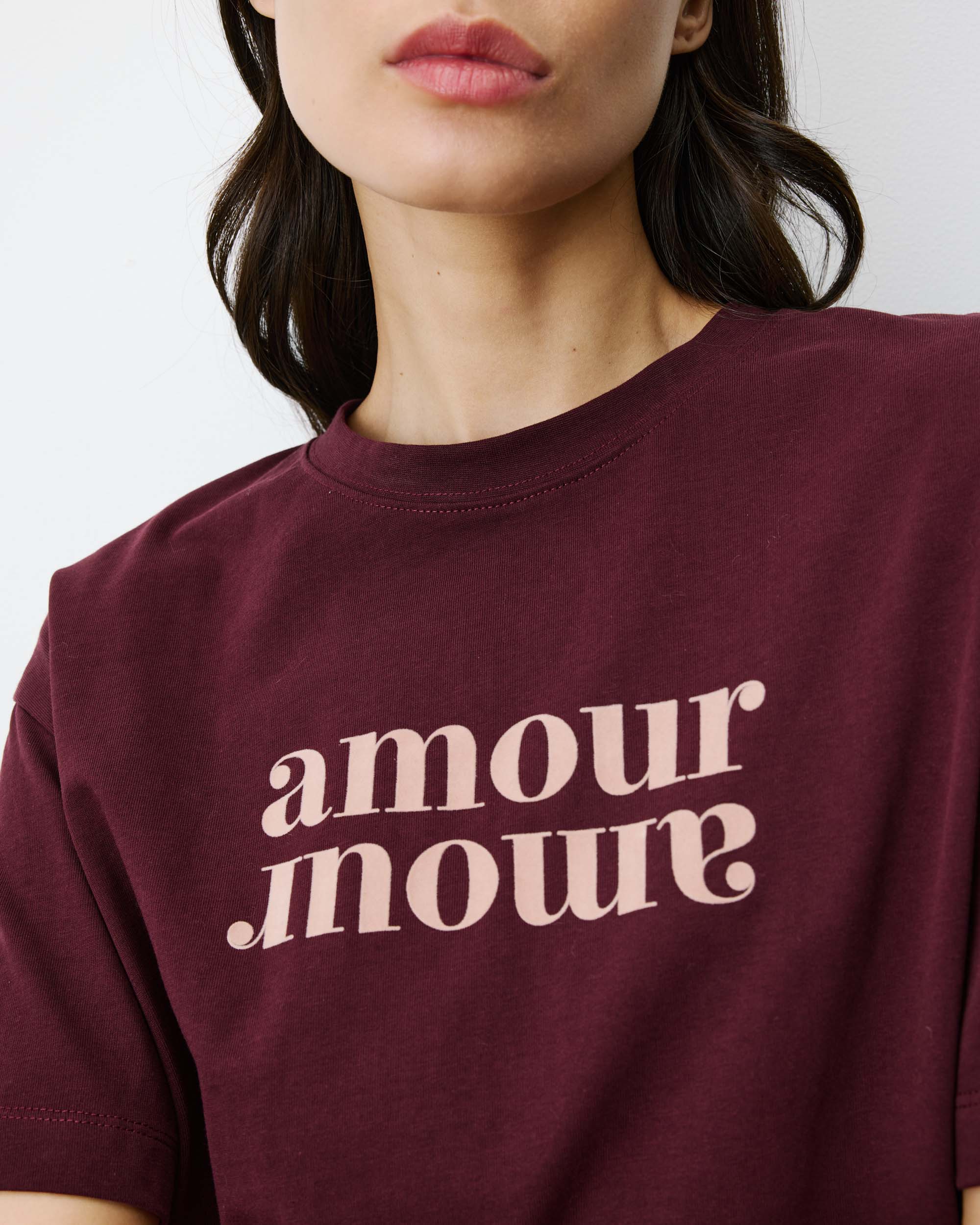 Shirt "Anis" aubergine