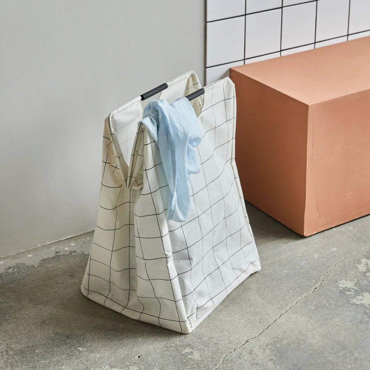 Wäschesack „HDSquares" White - Dein Lieblingsladen Concept