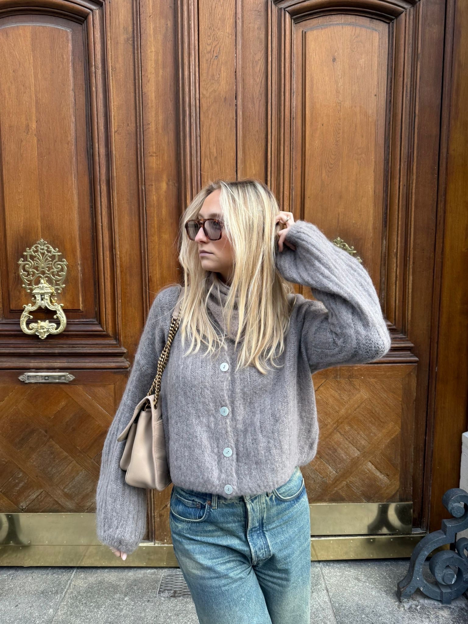 Cardigan "SovaDLL" taupe