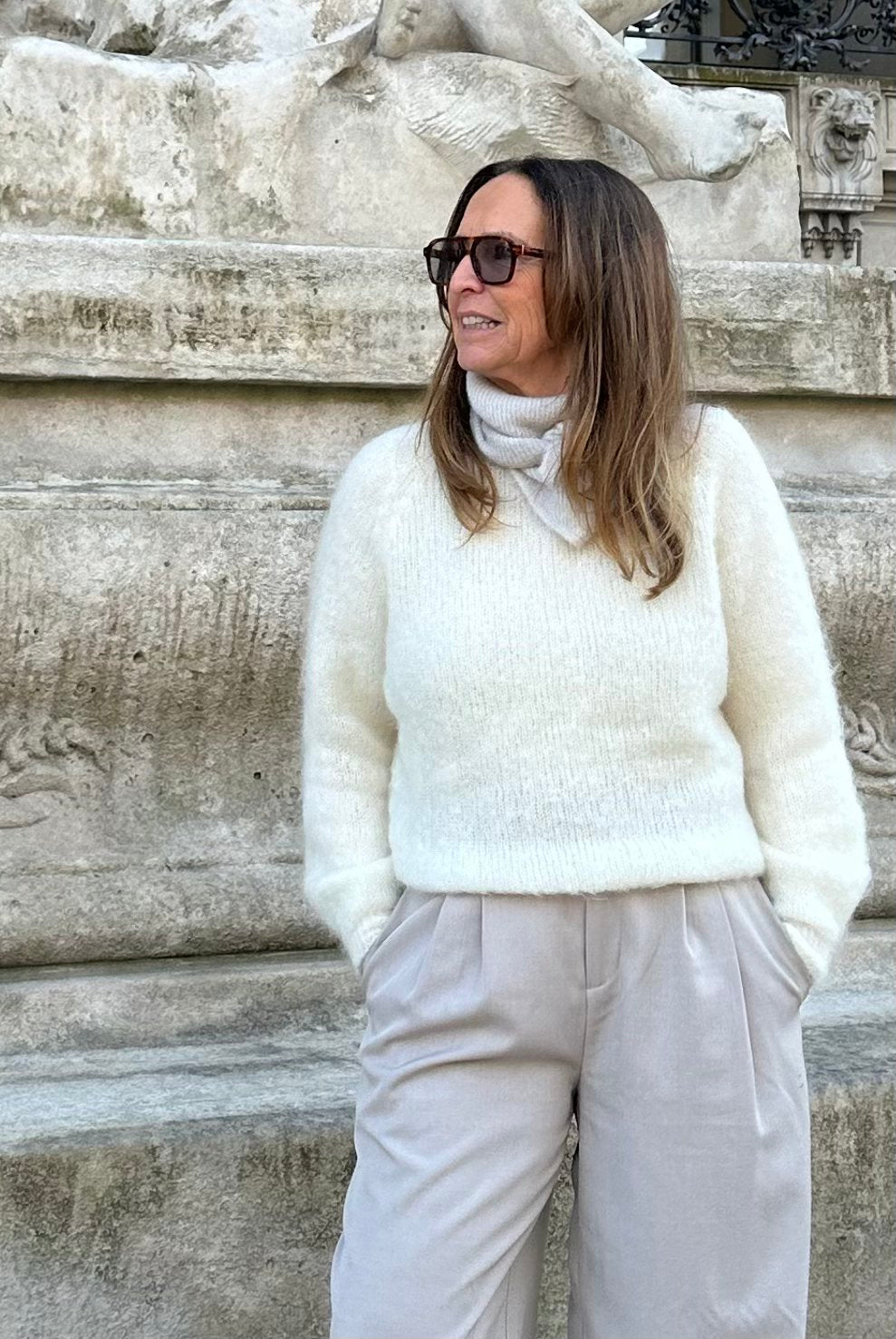 Pullover "SavinaDLL" offwhite