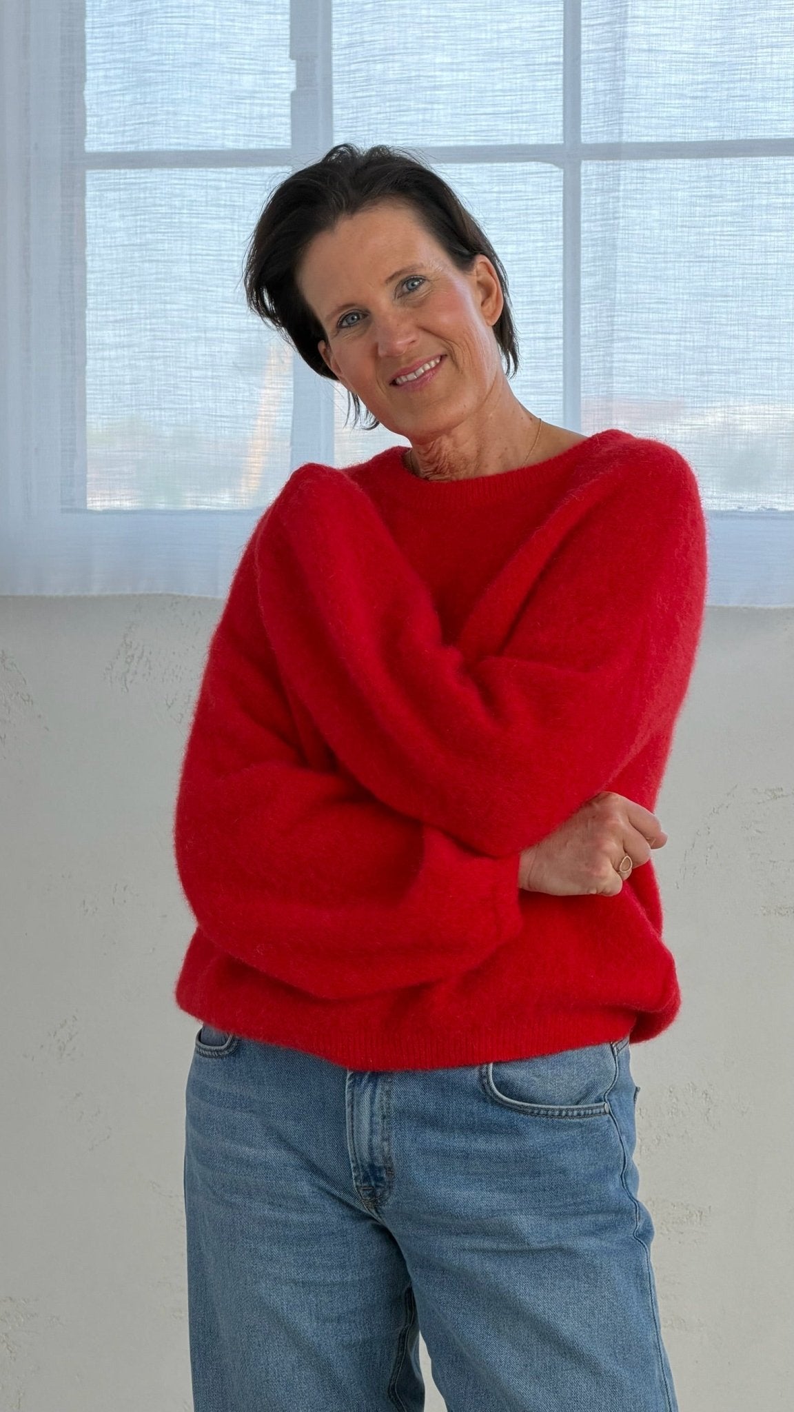 Pullover „BrunaDLL“ red x Sweetliving - Dein Lieblingsladen Concept