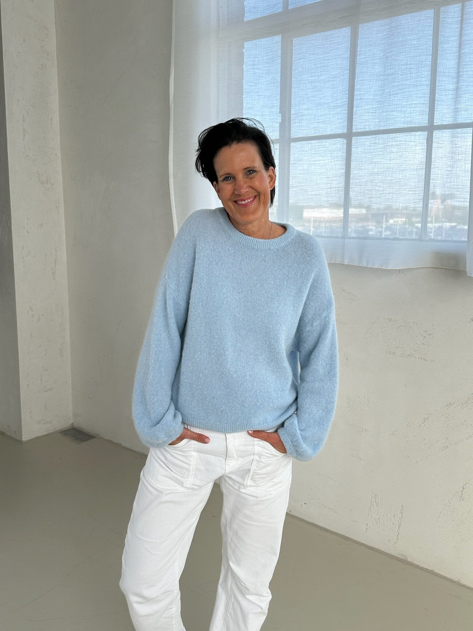 Pullover „BrunaDLL“ light blue x Sweetliving - Dein Lieblingsladen Concept